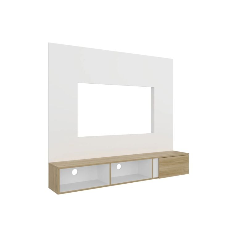 PANEL TV 65 DASSEL BLANCO Y FRESNO 135,5X150,0X29,6 CM - 3