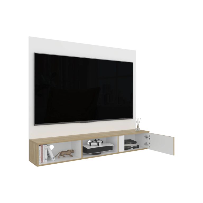 PANEL TV 65 DASSEL BLANCO Y FRESNO 135,5X150,0X29,6 CM - 5