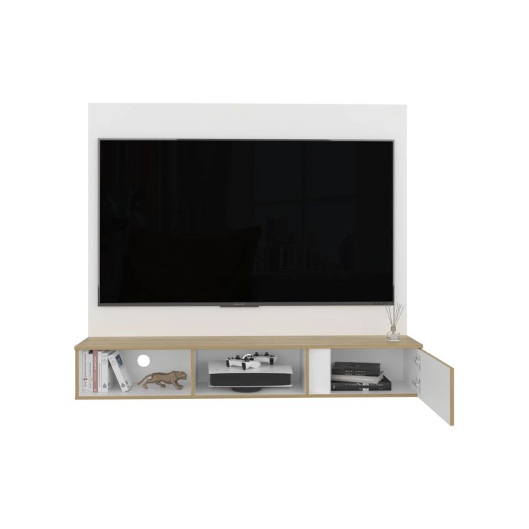 PANEL TV 65 DASSEL BLANCO Y FRESNO 135,5X150,0X29,6 CM - 6