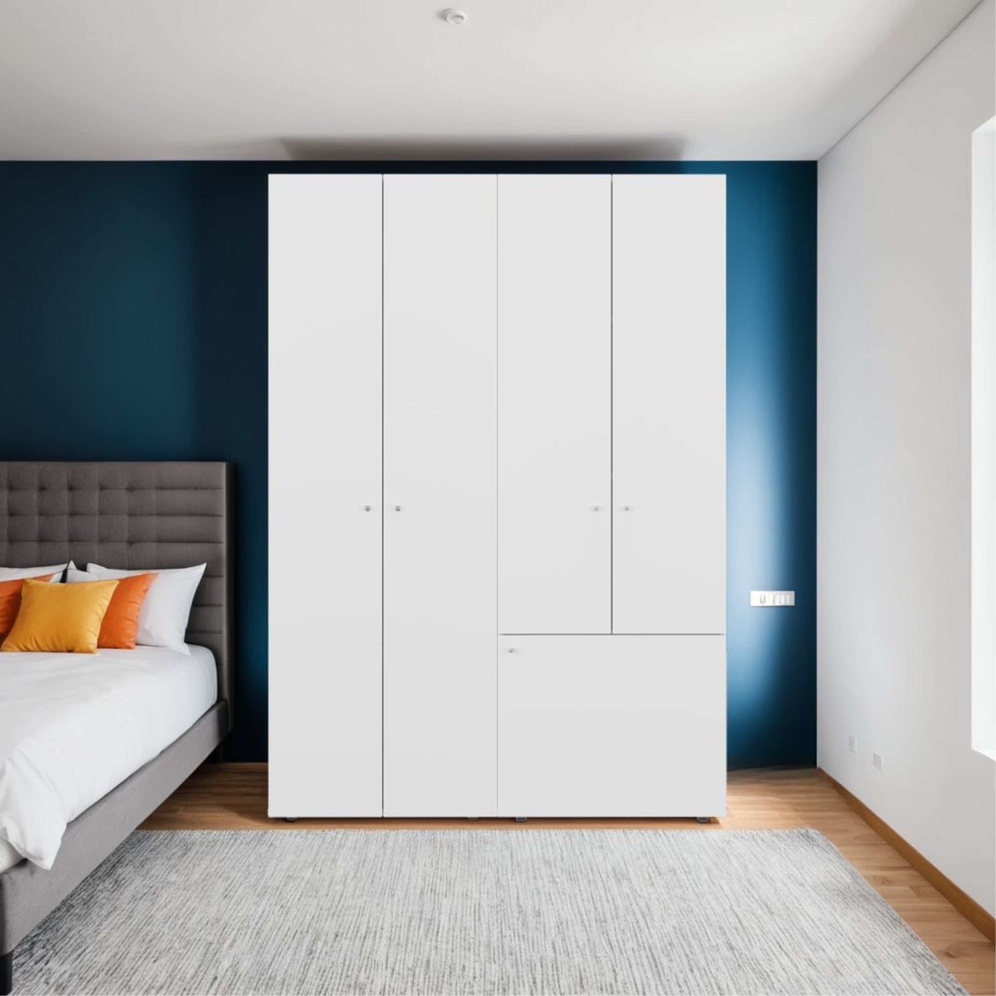 COMBO ROPERO 5 PUERTAS CON COLGADOR DREAMS 170,0X120,0X40,2 CM - 2