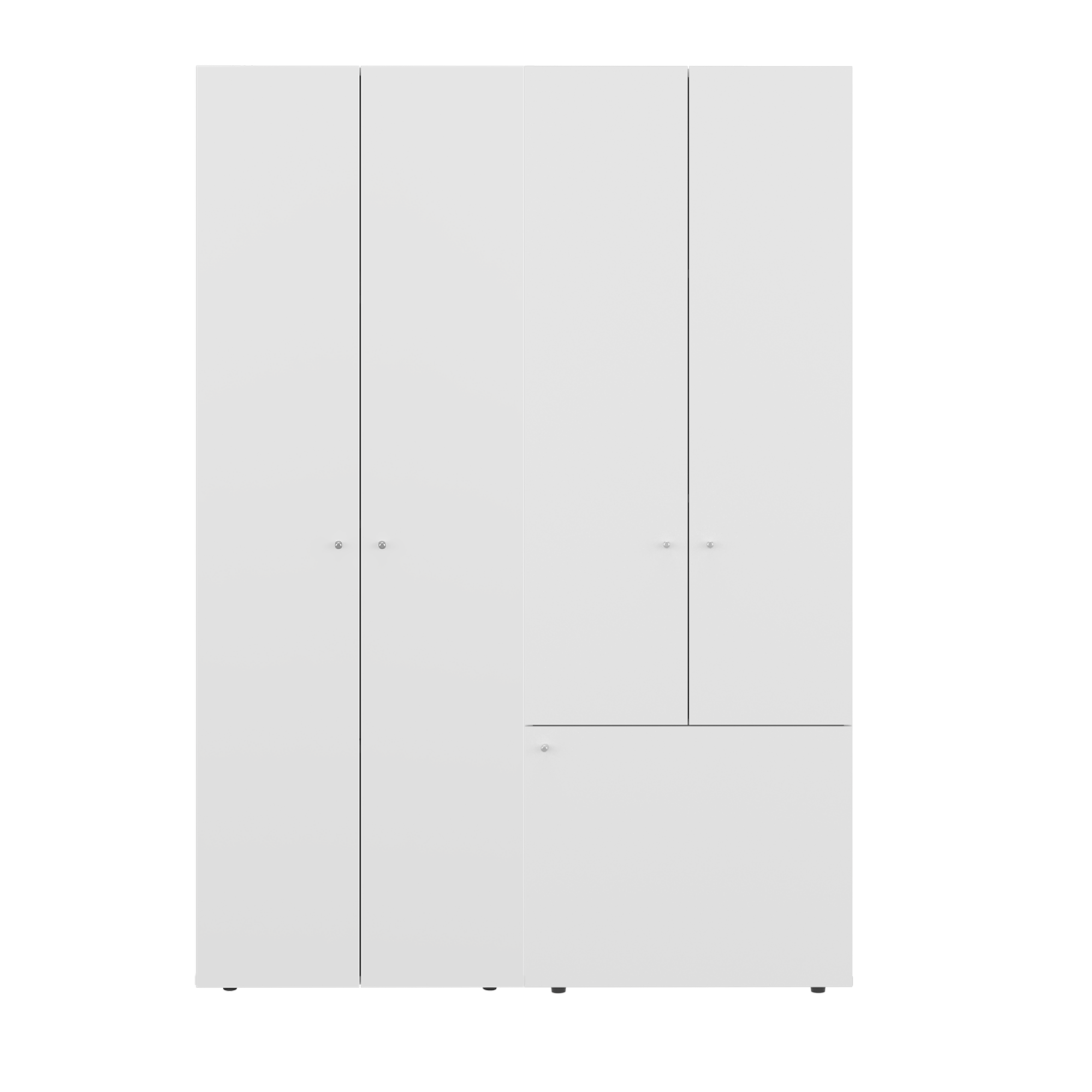 COMBO ROPERO 5 PUERTAS CON COLGADOR DREAMS 170,0X120,0X40,2 CM - 3