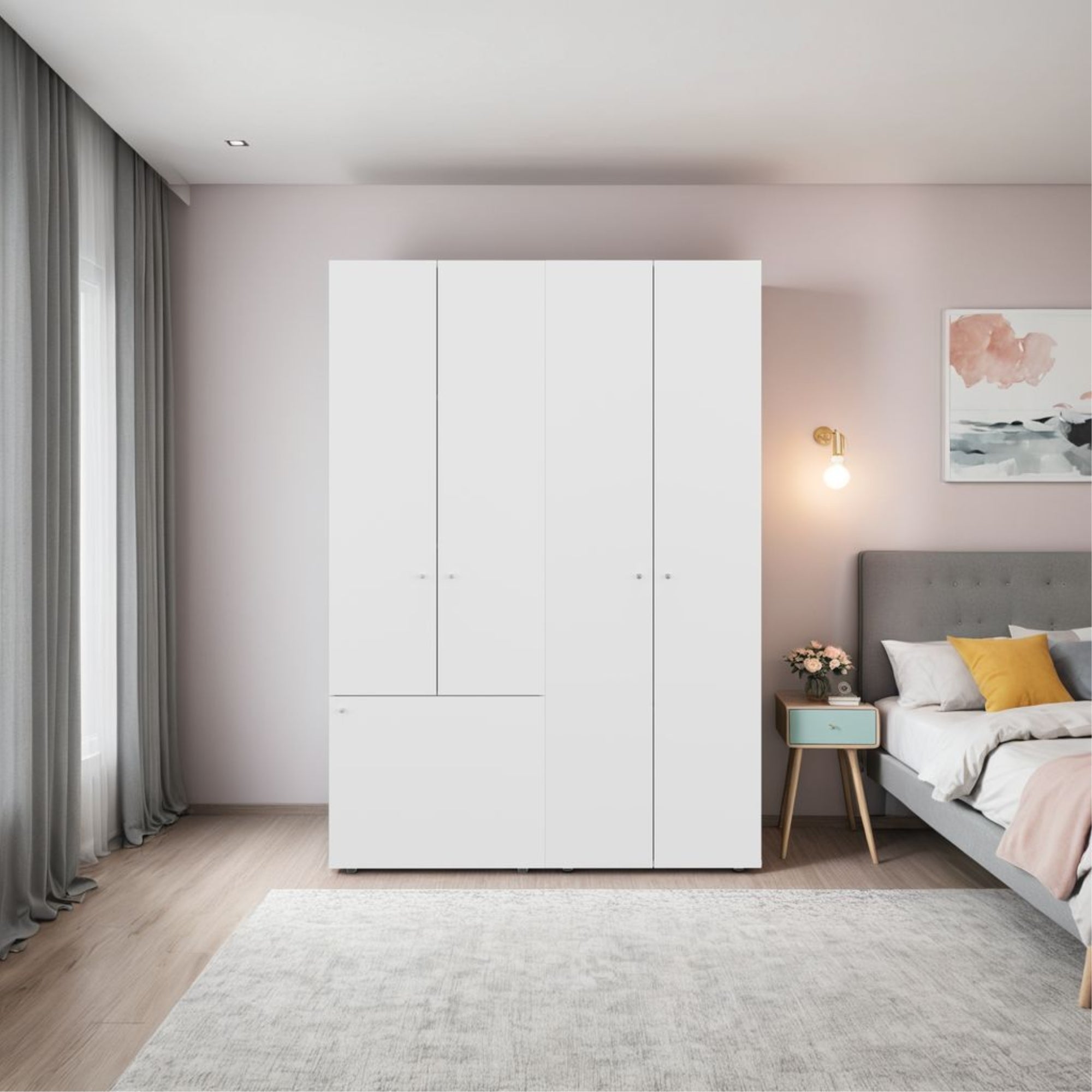 COMBO ROPERO 5 PUERTAS DREAMS 170,0X120,0X40,2 CM - 1