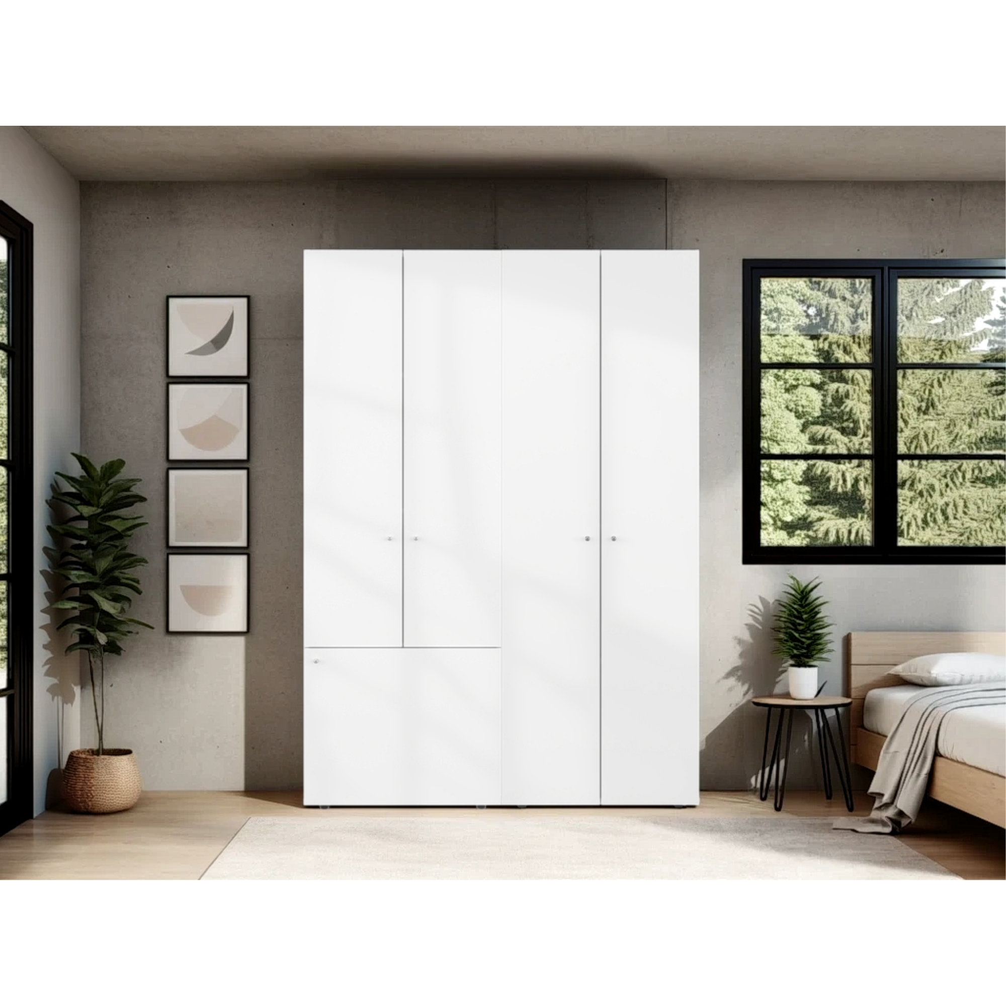 COMBO ROPERO 5 PUERTAS DREAMS 170,0X120,0X40,2 CM - 2