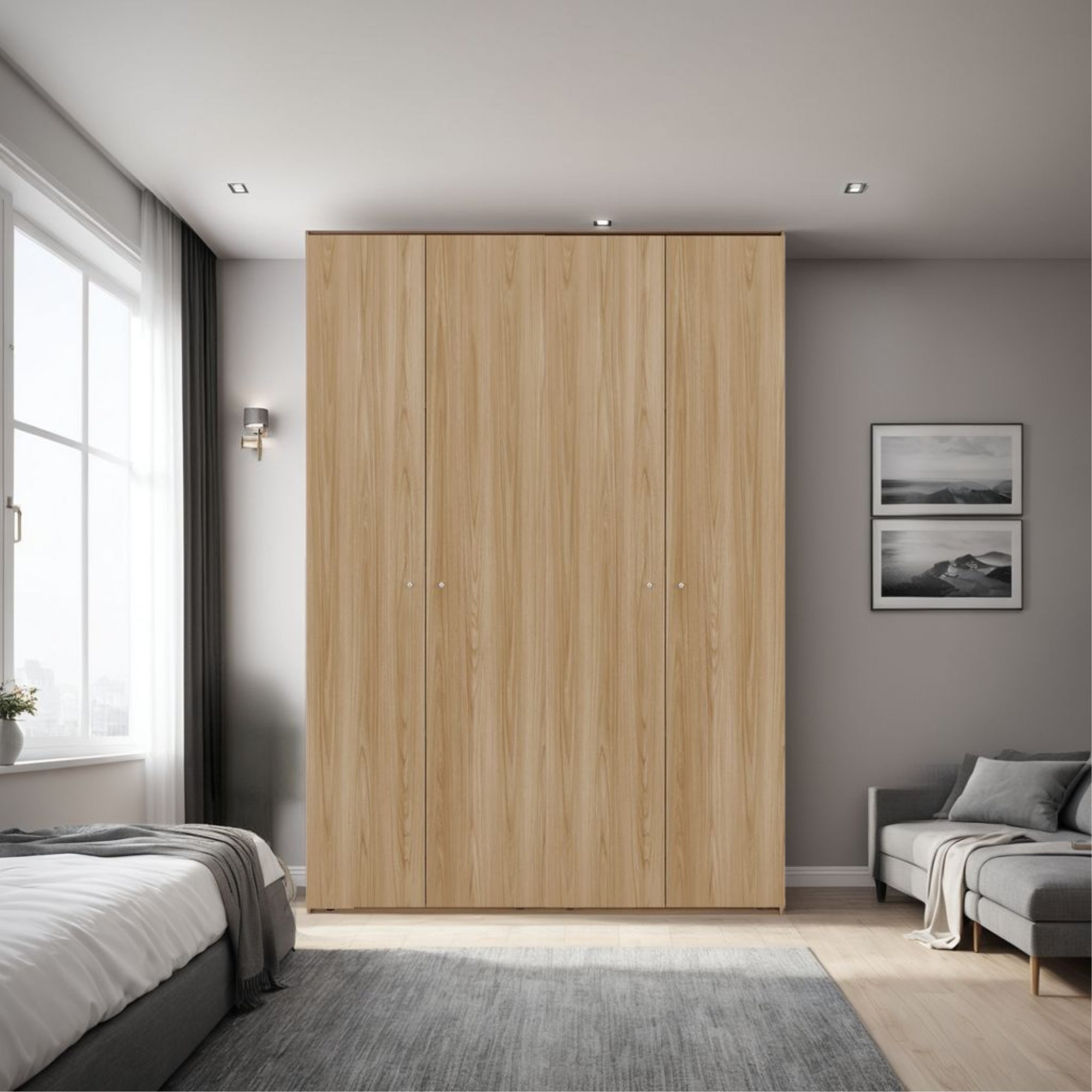 COMBO ROPERO 4 PUERTAS DREAMS 170,0X120,0X40,2 CM - 1