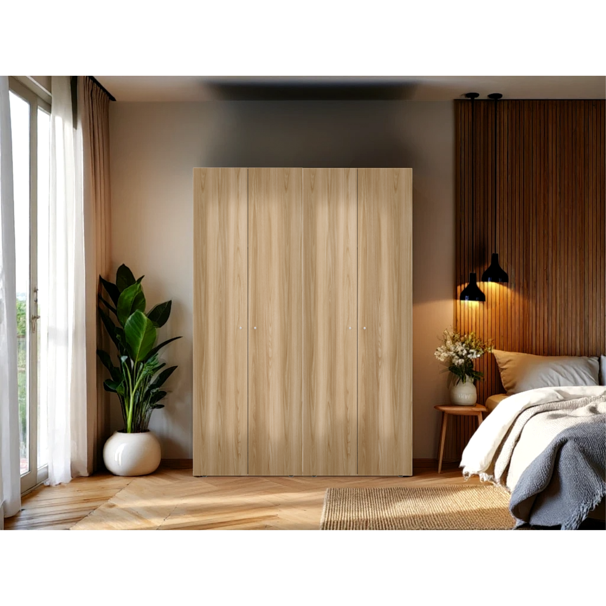 COMBO ROPERO 4 PUERTAS DREAMS 170,0X120,0X40,2 CM - 3