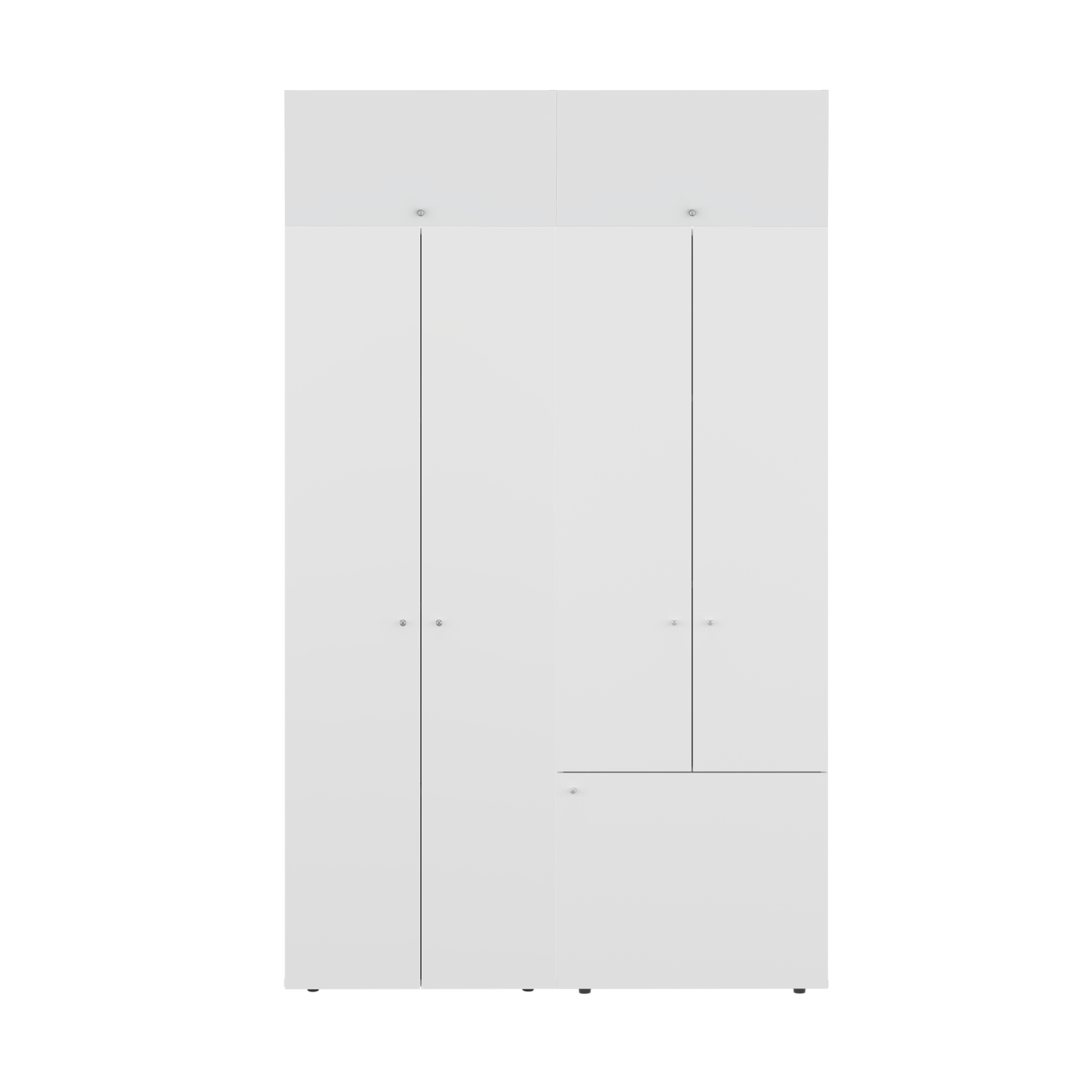 COMBO ROPERO 7 PUERTAS + MÓDULO SUPERIOR DREAMS 200,0X120,0X40,2 CM - 3