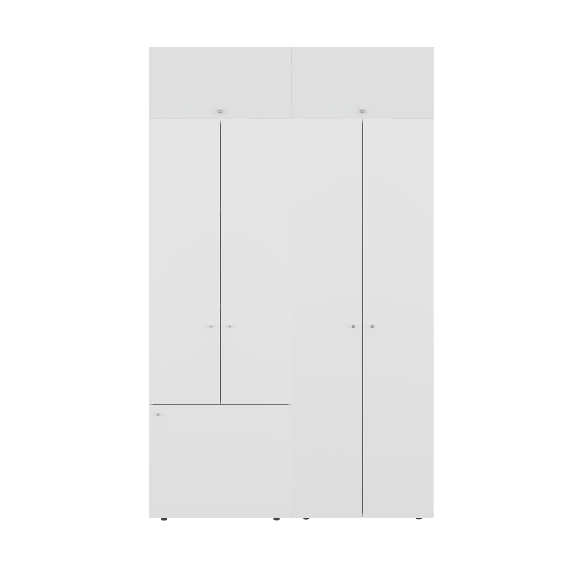 COMBO ROPERO 7 PUERTAS CON COLGADOR + MÓDULO SUPERIOR DREAMS 200,0X120,0X40,2 CM - 3