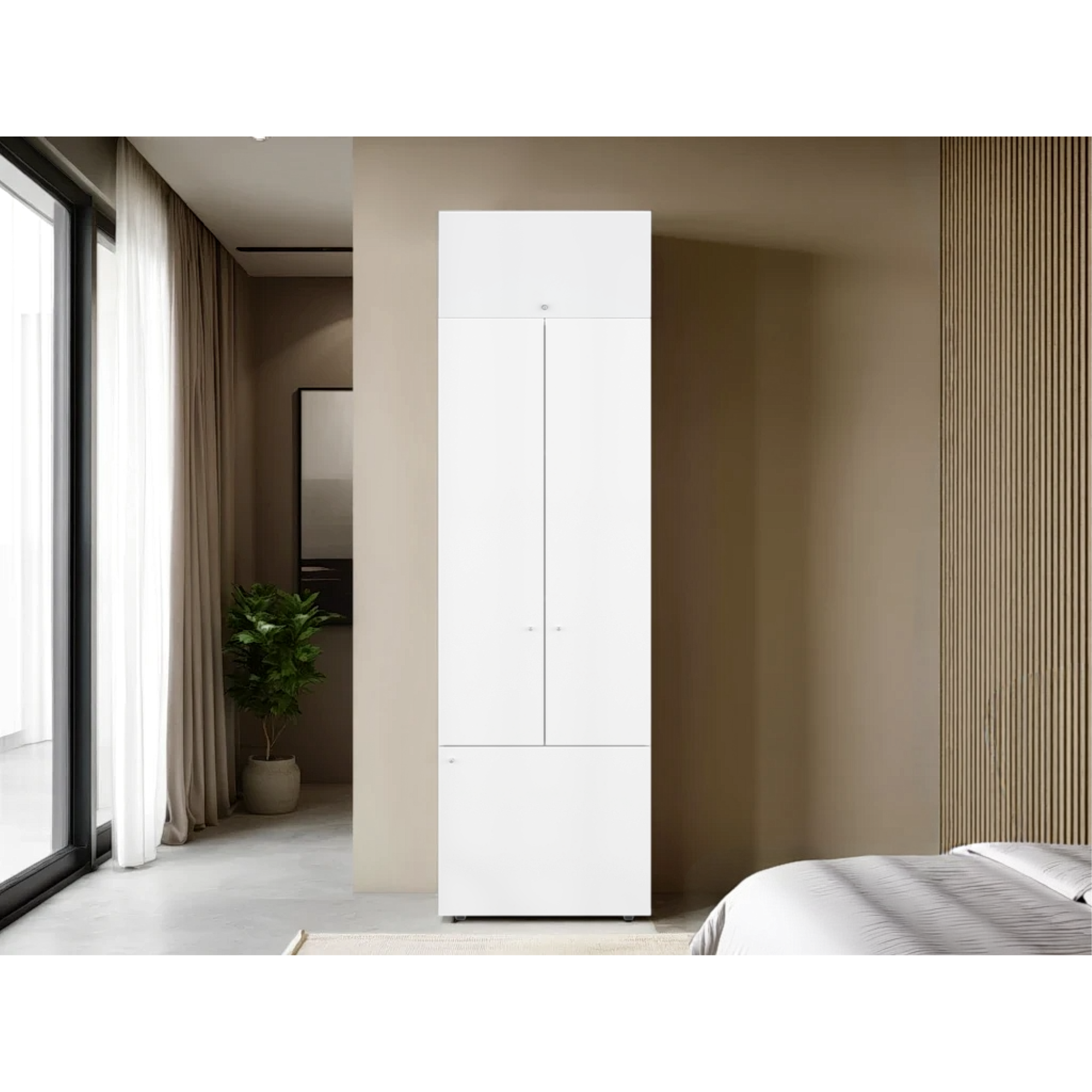 COMBO ROPERO 4 PUERTAS + MÓDULO SUPERIOR DREAMS 200,0X60,0X40,2 CM - 2