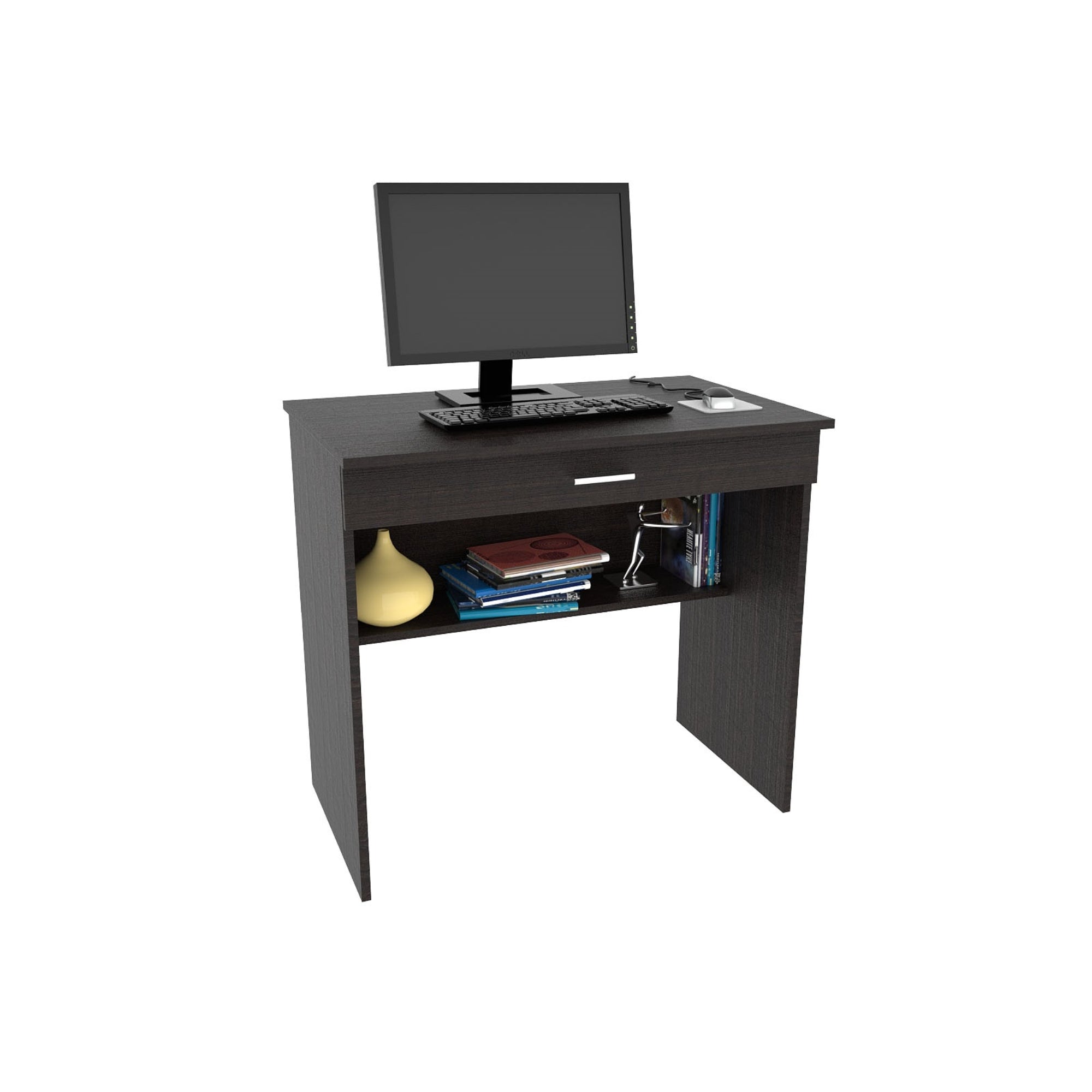 ESCRITORIO OFFICE W-80 CON 1 CAJON WENGUE - 4