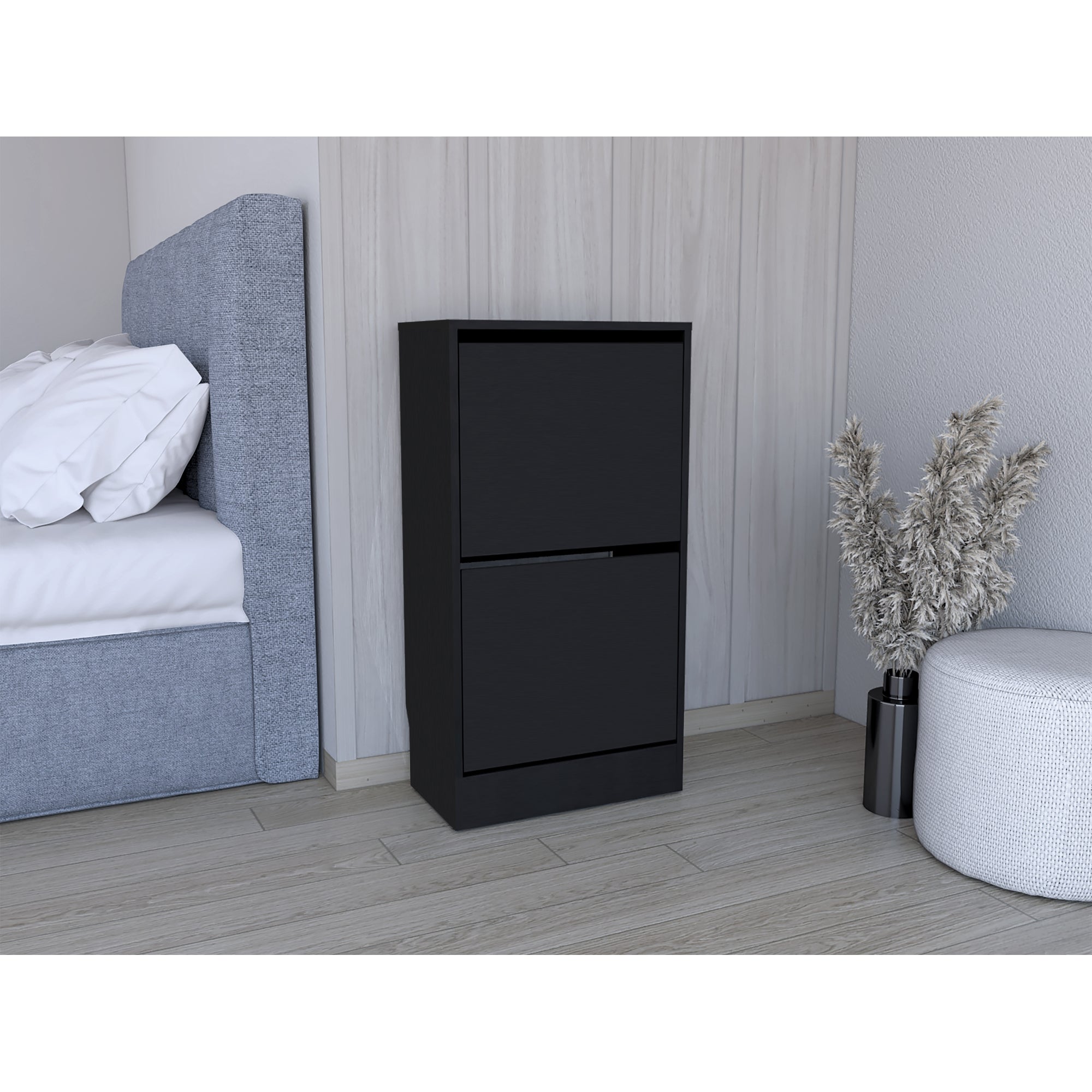 ZAPATERO ORGANIZADOR BELTON 2 NIVELES WENGUE 93,6X49,0X28,0 CM - 6