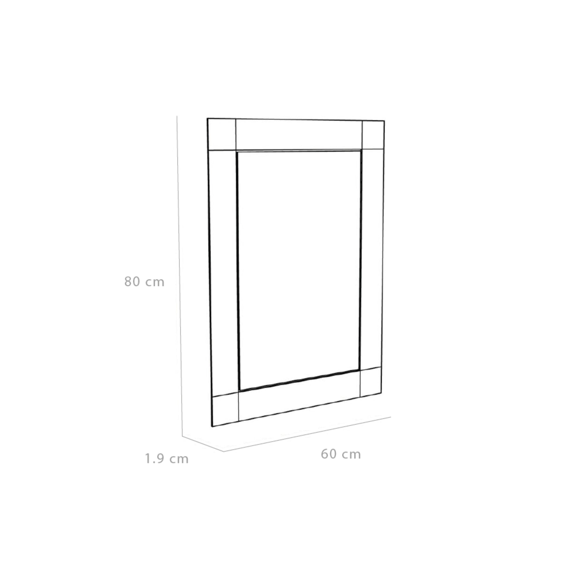 ESPEJO YORLIN RECTANGULAR 80,0X60,0X1,9 CM - 7
