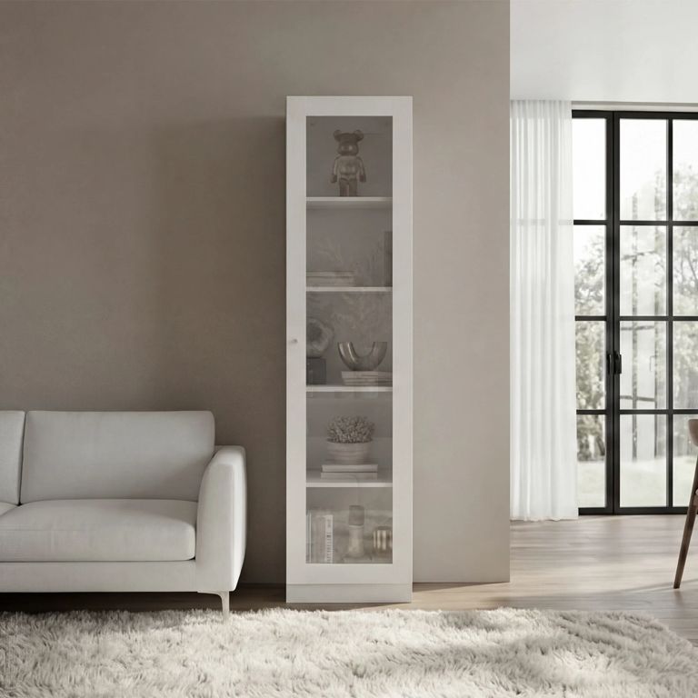 VITRINA 1 PUERTA HOME-E6 180,6X45,0X31,3 CM - 1