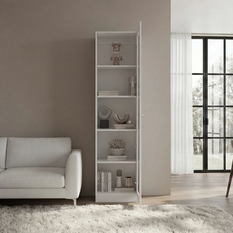 VITRINA 1 PUERTA HOME-E6 180,6X45,0X31,3 CM - 2