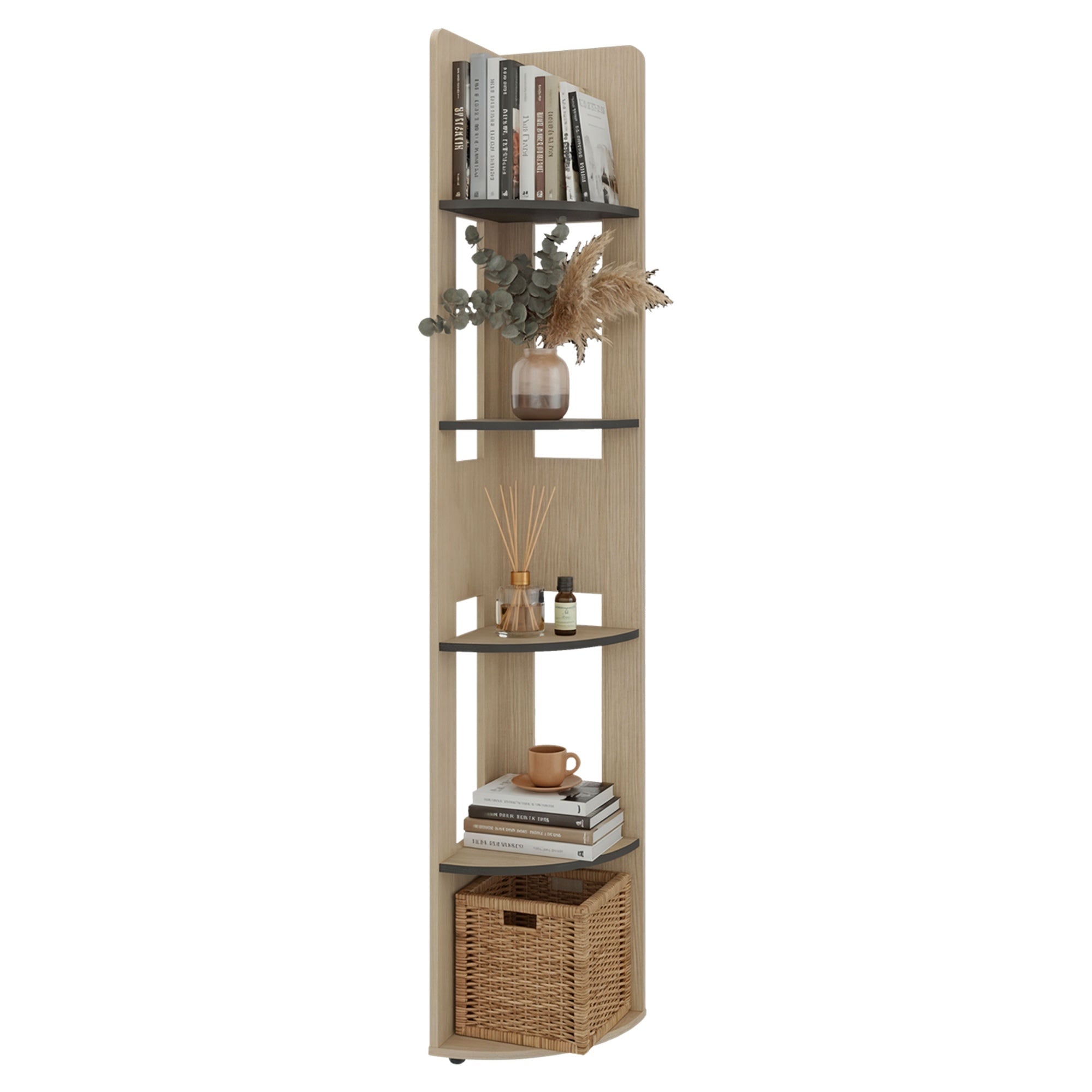 ESTANTE ESQUINERO HOME-E7 180,6X30,0X30,0 CM - 3