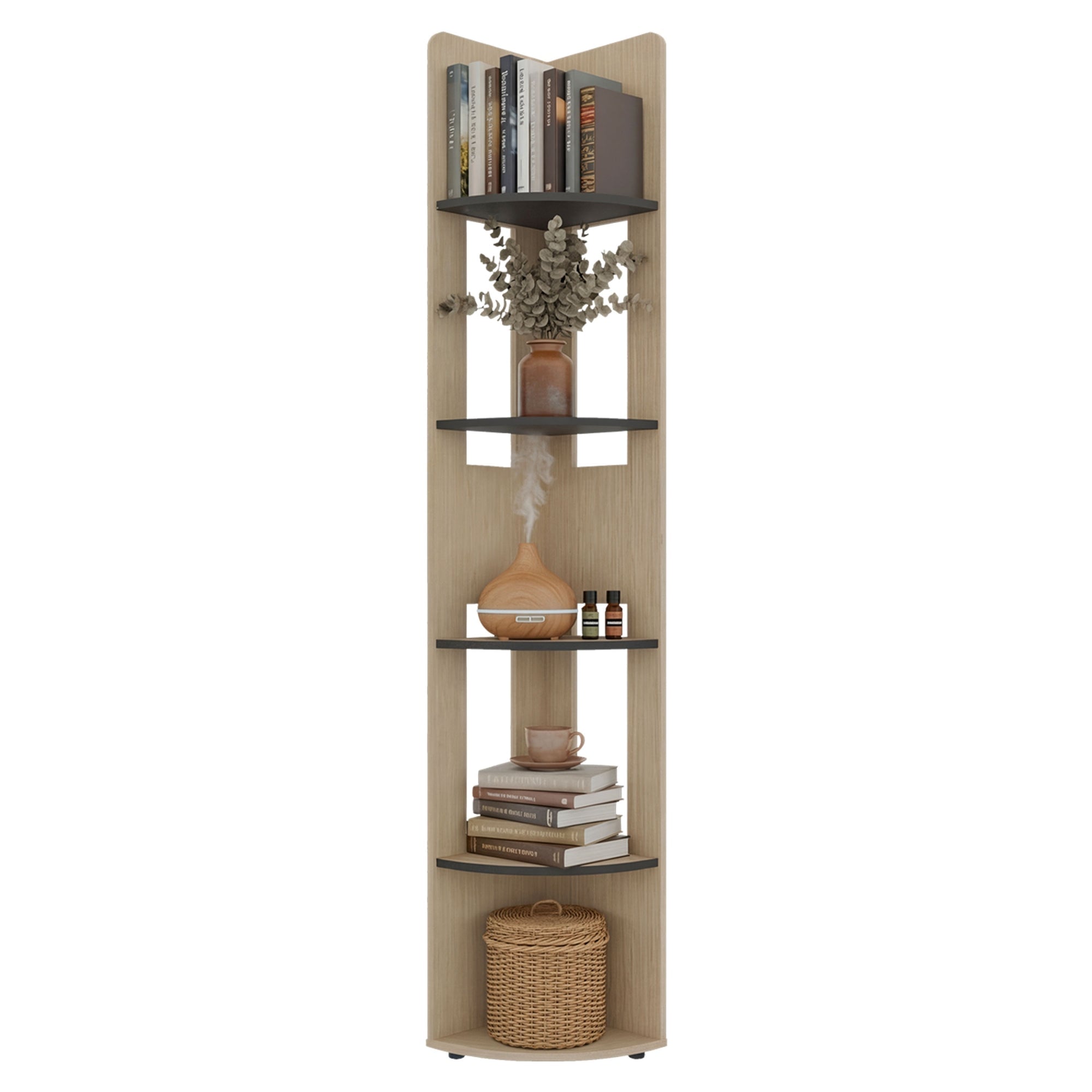 ESTANTE ESQUINERO HOME-E7 180,6X30,0X30,0 CM - 4