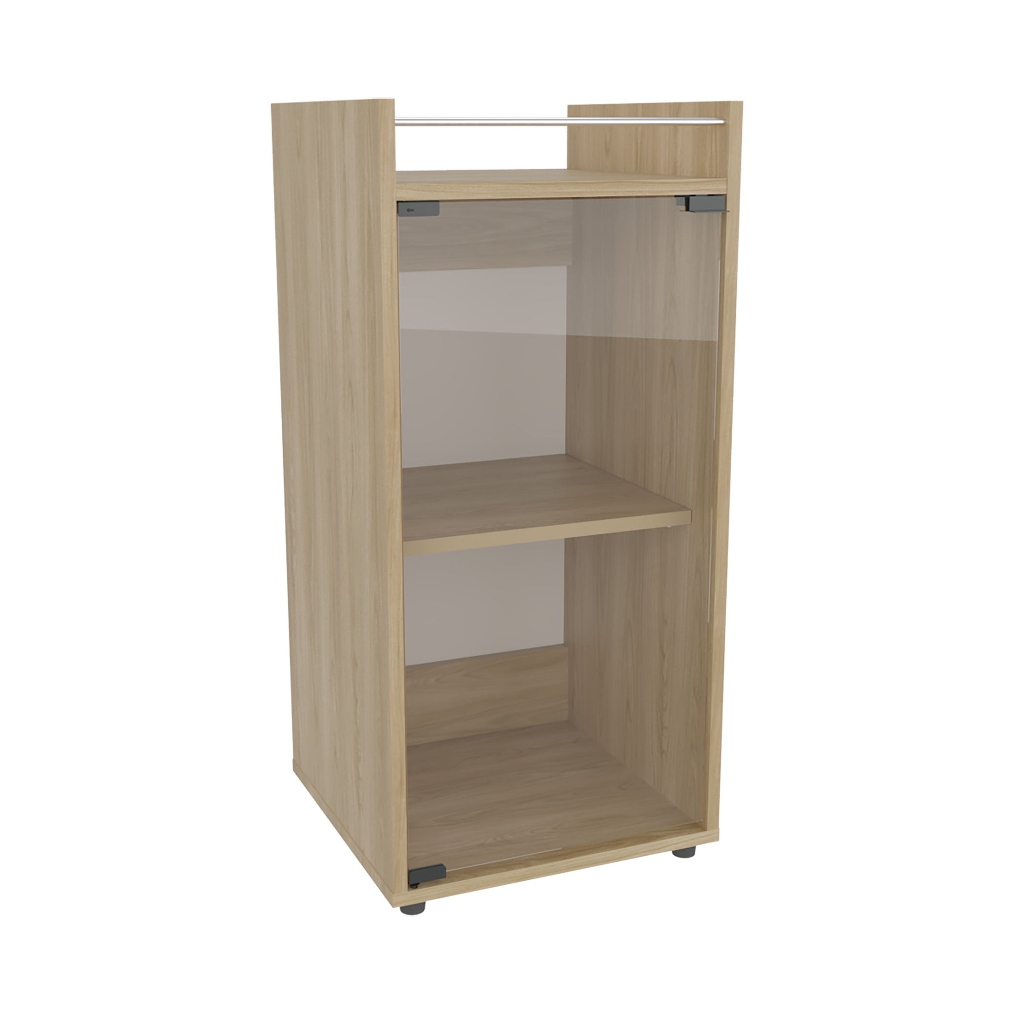 BAR BAJO 1 PUERTA VIDRIO THEBA 81,3X38,1X37,6 CM - 1