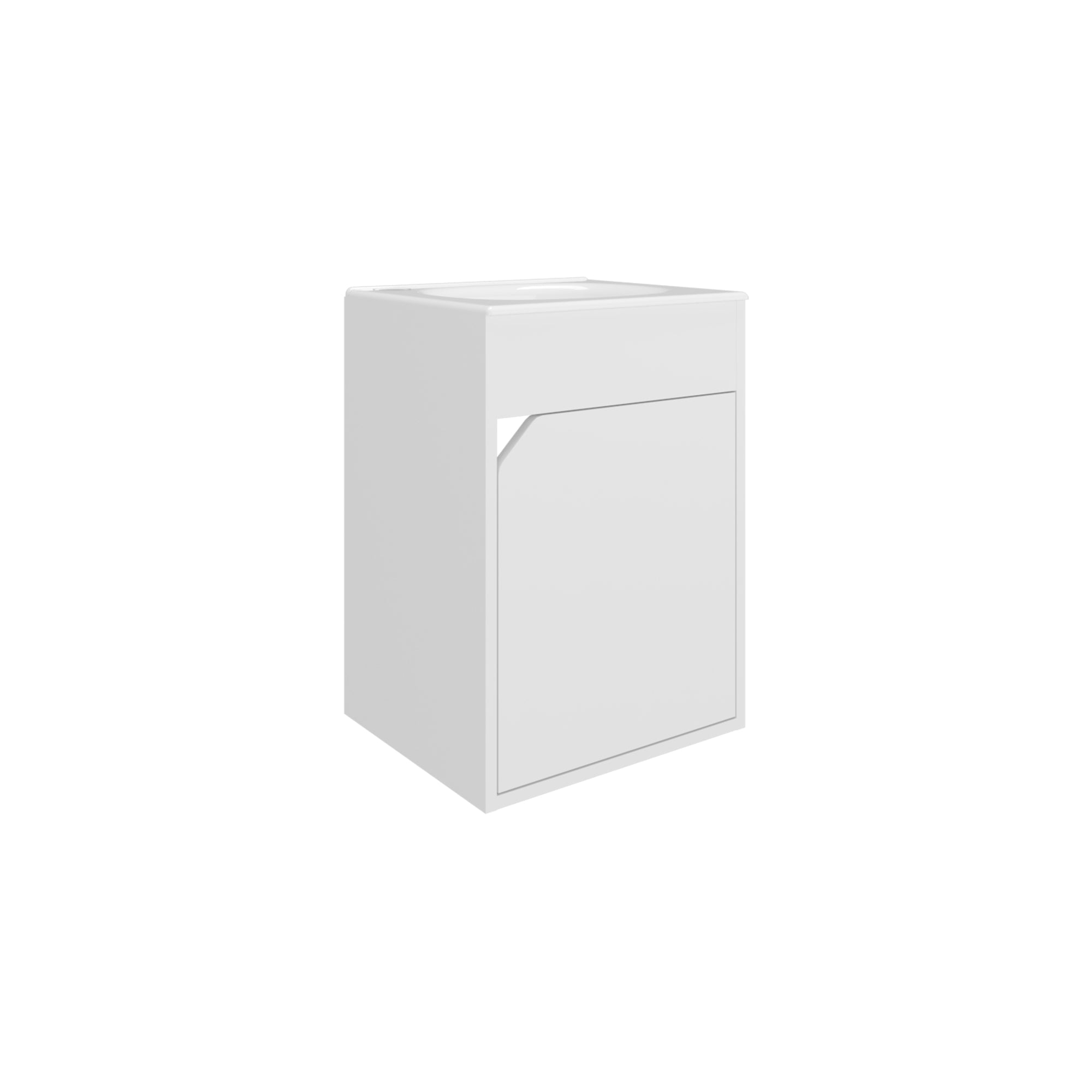 VANITORIO FLOTANTE BETHEL 1 PUERTA 55,0X39,4X32,0 CM - 1