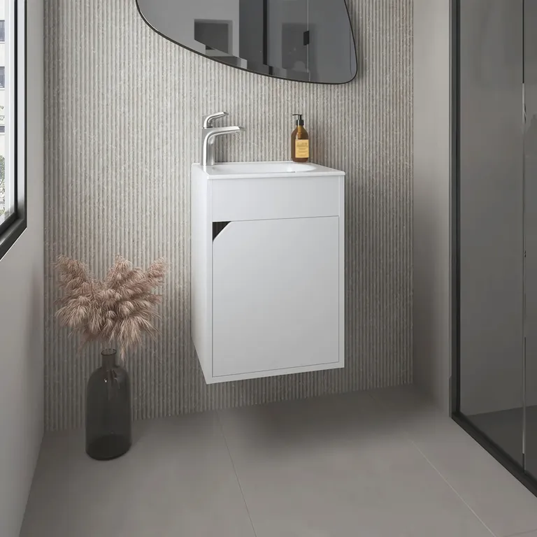 VANITORIO FLOTANTE BETHEL 1 PUERTA 55,0X39,4X32,0 CM - 1