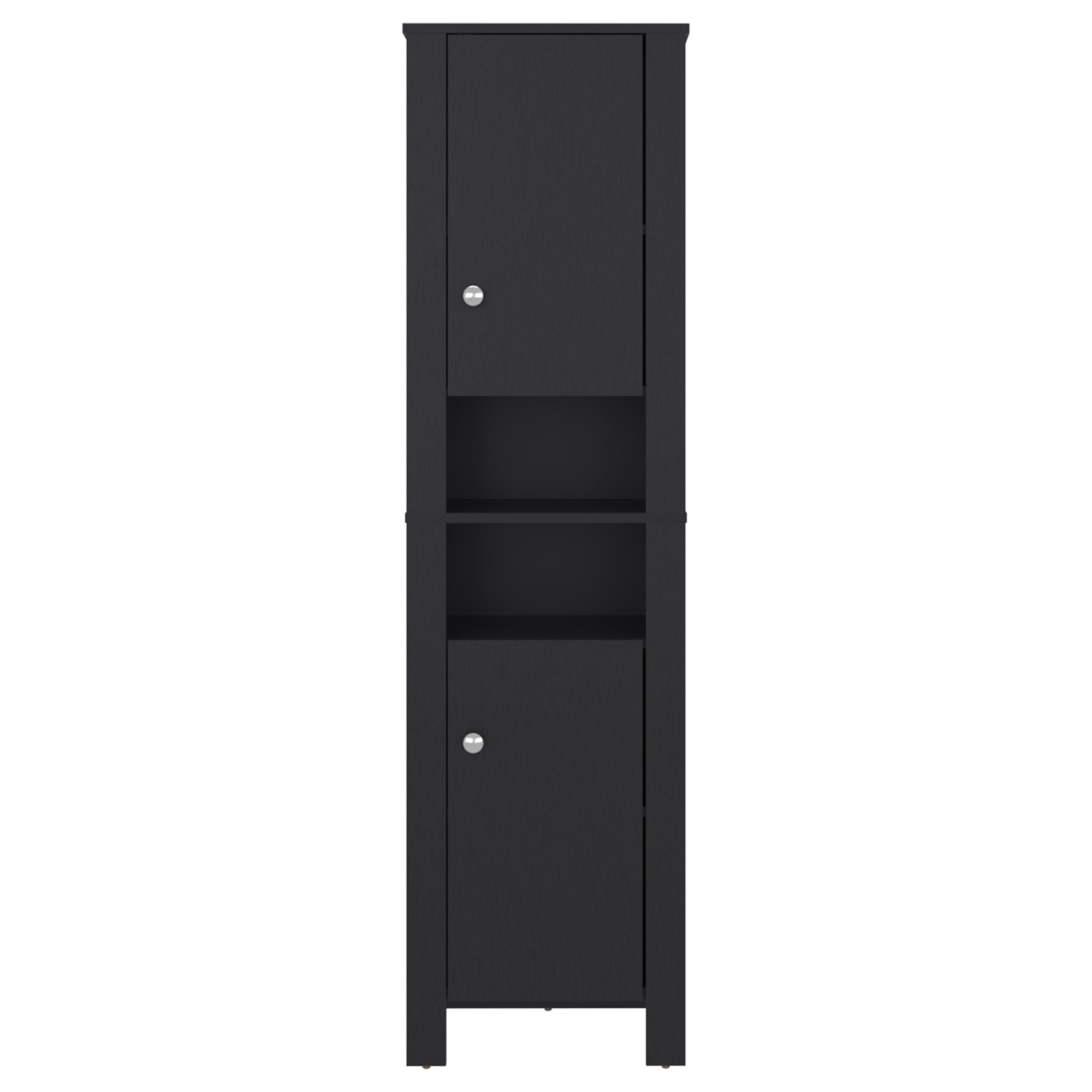ESTANTE ORGANIZADOR BAÑO VANESSA 2 PUERTAS WENGUE 160,7X44,1X27,6 CM - 2
