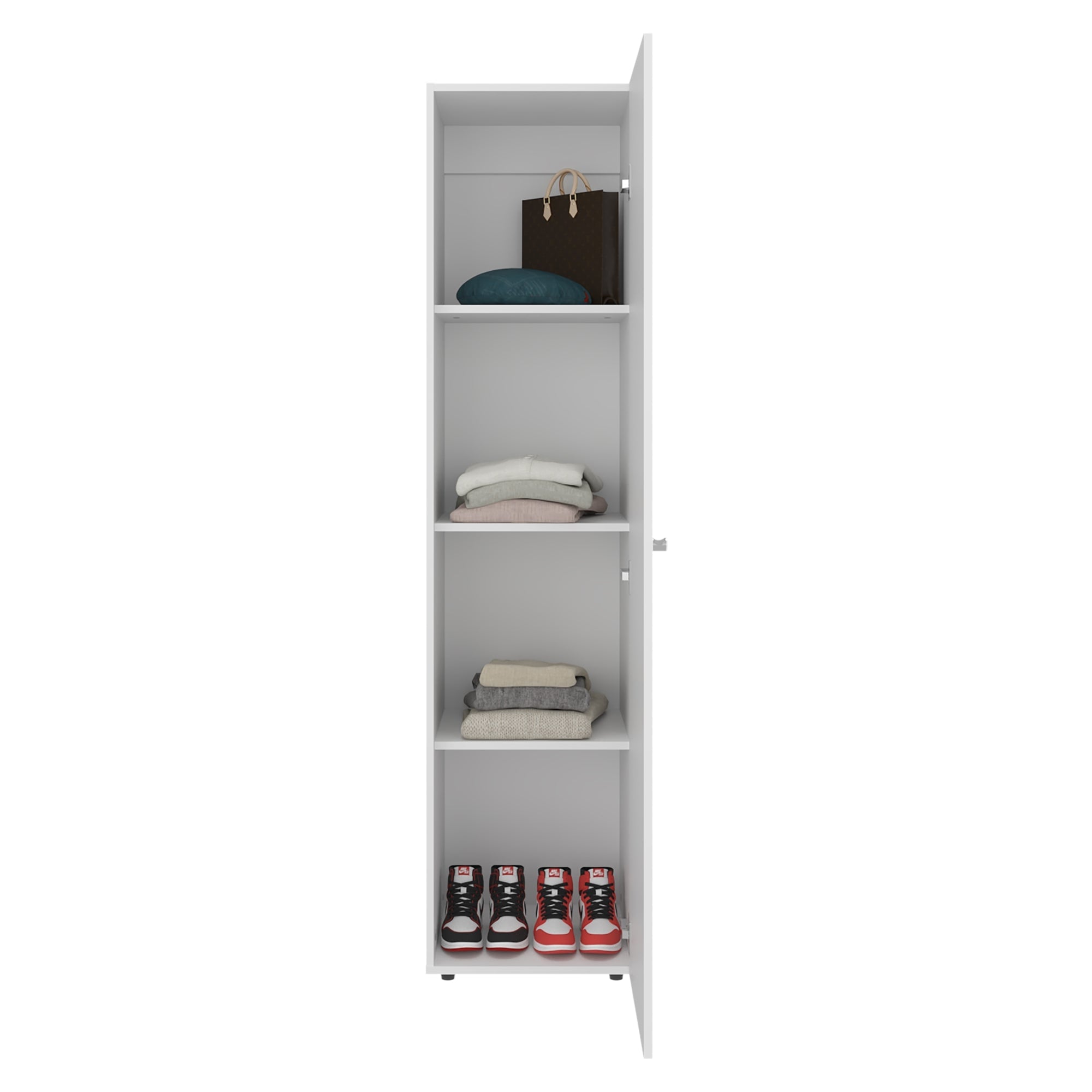 ROPERO 1 PUERTA CON ESPEJO TUHOME DREAMS 170,0X40,0X40,2 CM - 4