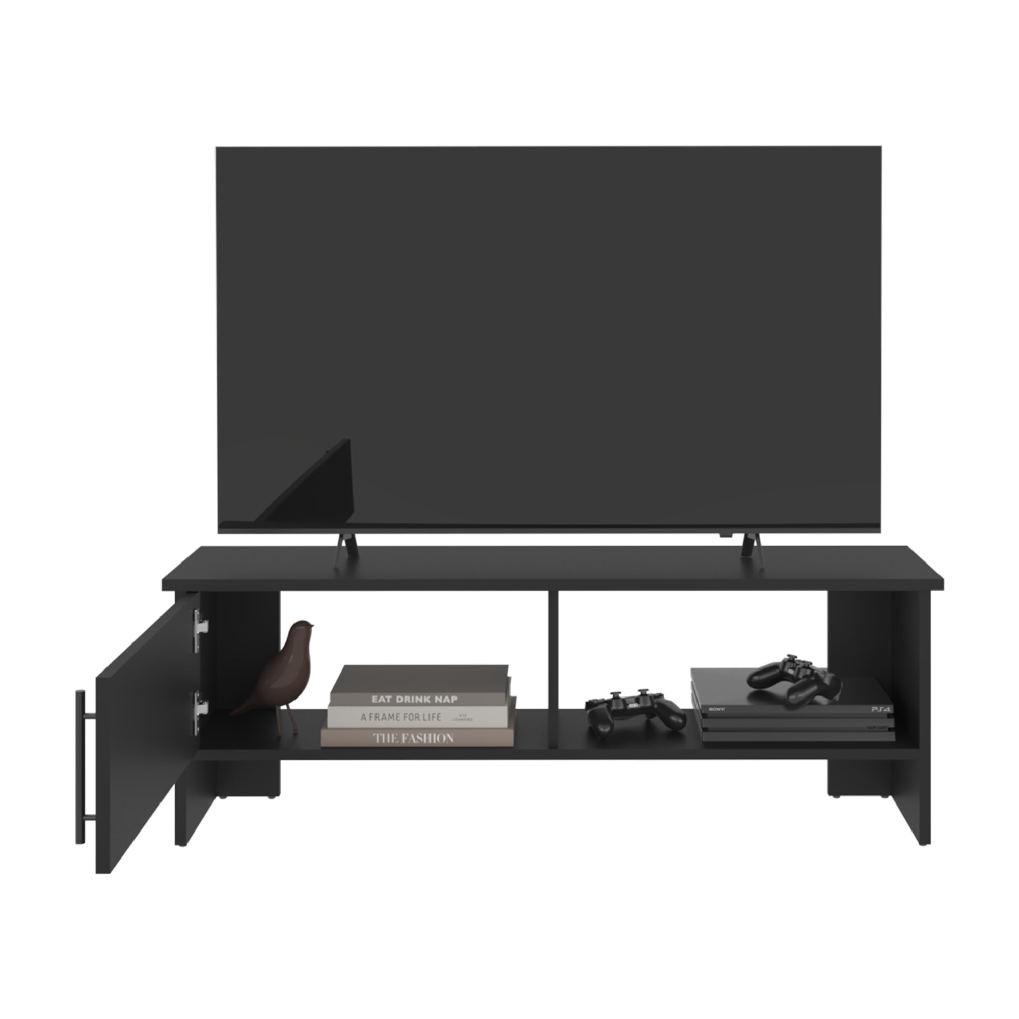 RACK TV 65' NAVIA 1 PUERTA WENGUE 42,2X120,3X31,1 CM - 4