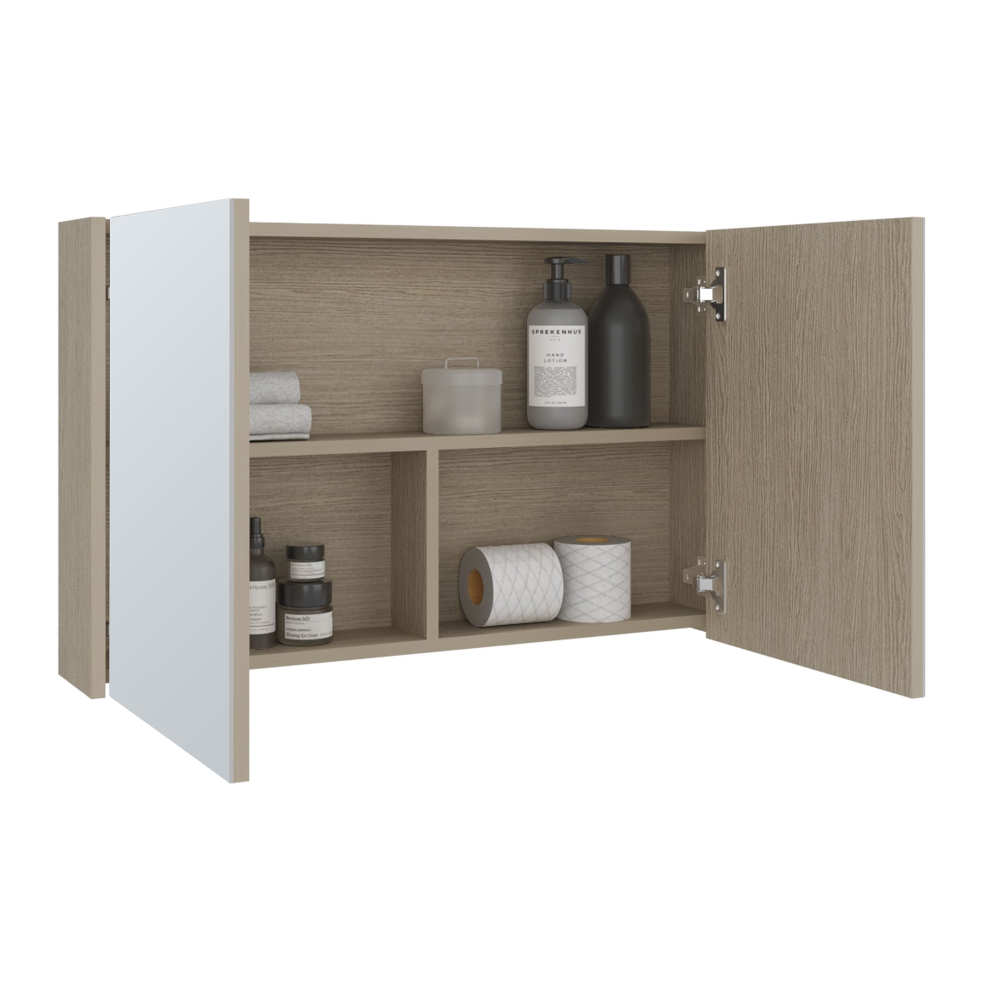 BOTIQUIN 2 PUERTAS CON ESPEJO M80 CARTAGENA 50,0X80,0X14,1 CM - 3