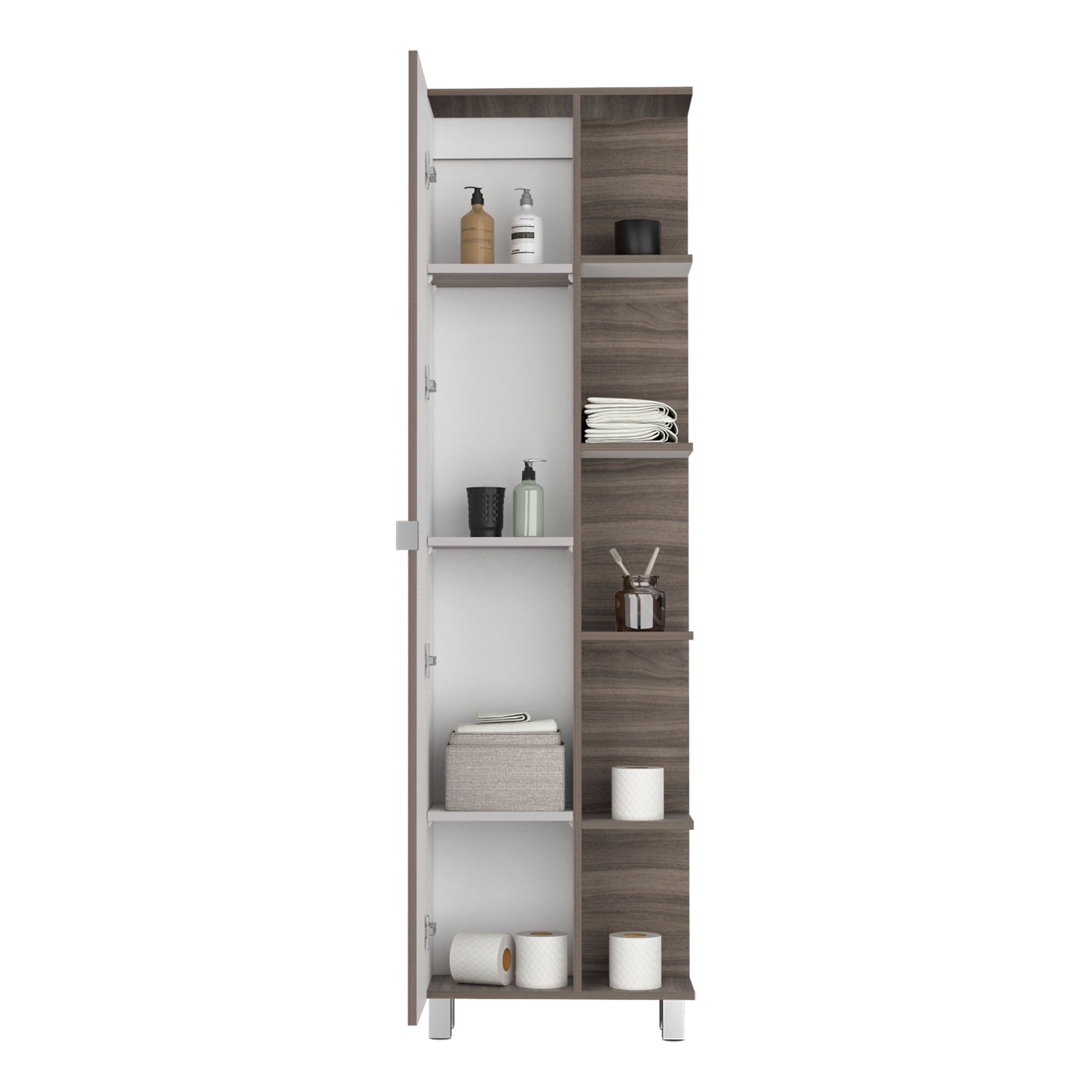 ESTANTE ALTO DE BAÑO 1 PUERTA BATH 178,0X51,2X21,5 CM - 4