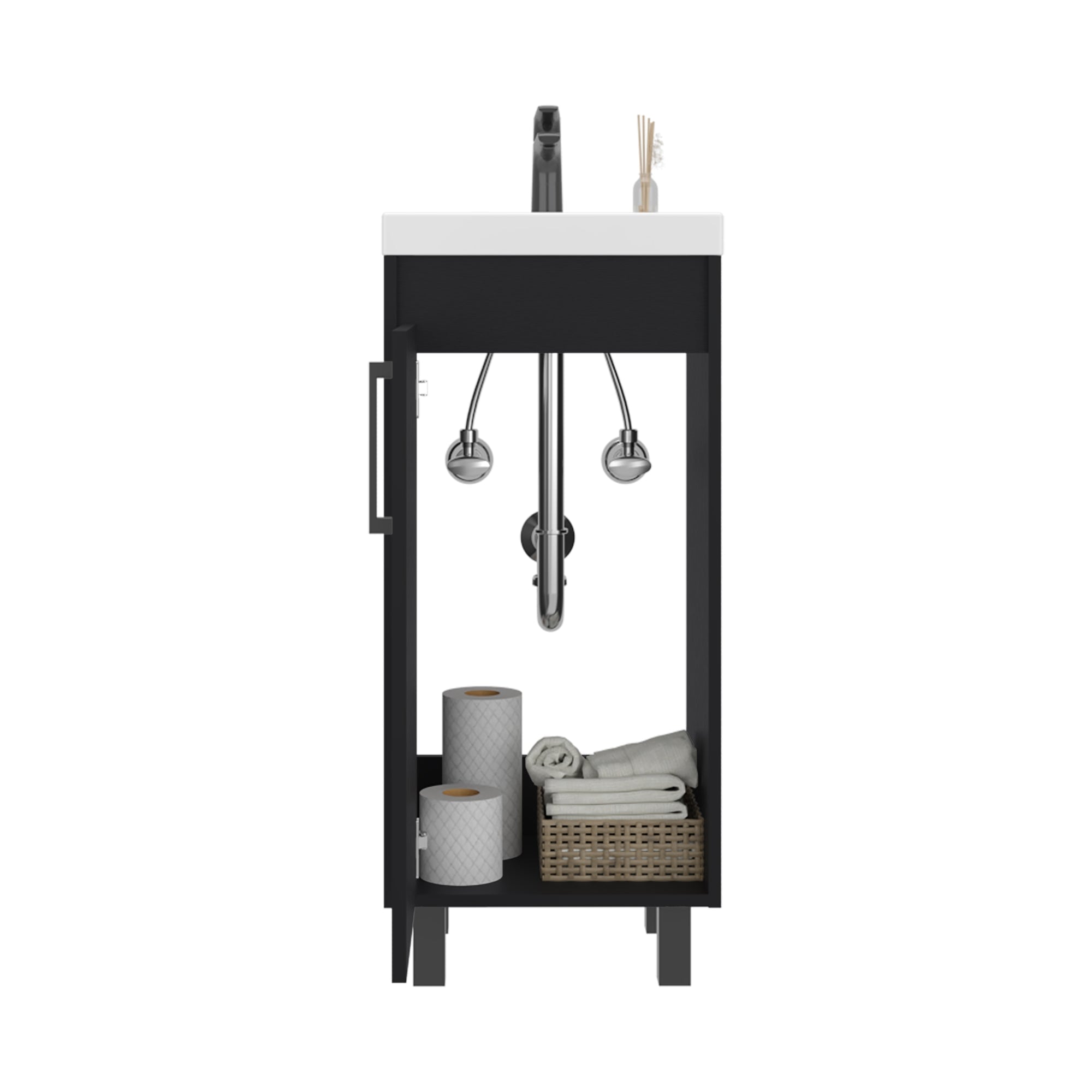 VANITORIO 1 PUERTA OXFORD 86,4X39,6X32,5 CM - 3