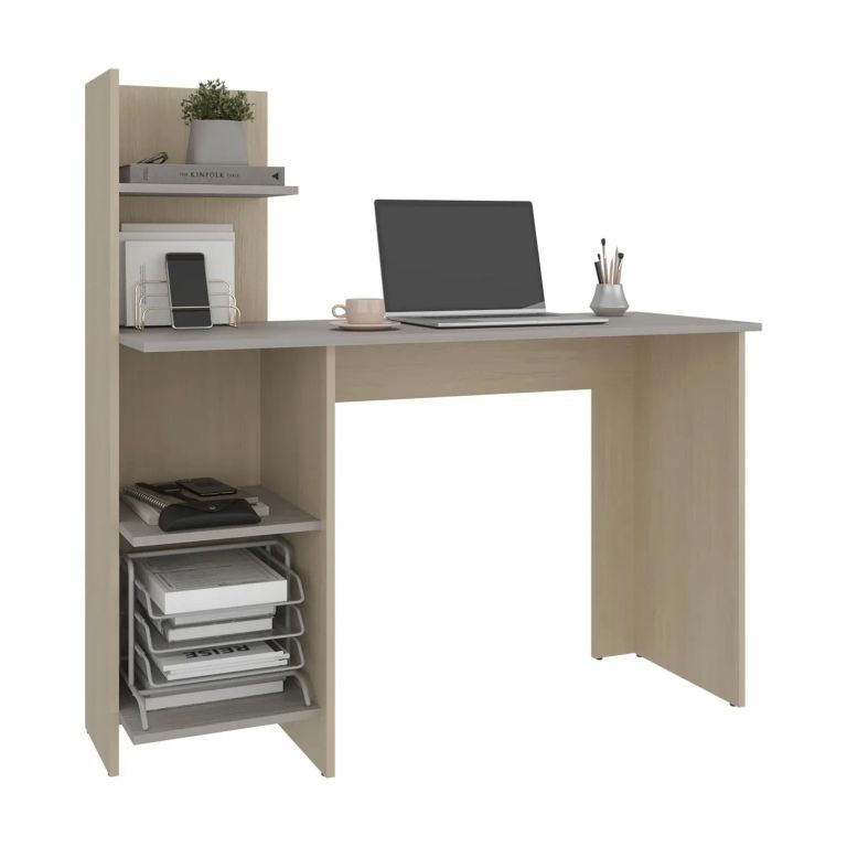 ESCRITORIO CON BIBLIOTECA OFFICE CARTAGENA Y POSITANO 120,6X120,0X45,0 CM - 4