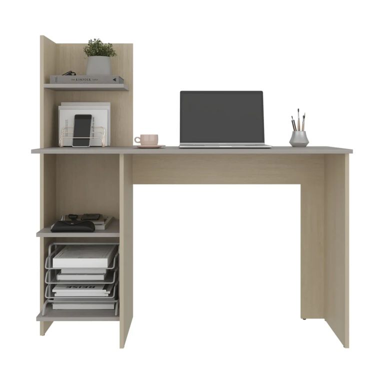 ESCRITORIO CON BIBLIOTECA OFFICE CARTAGENA Y POSITANO 120,6X120,0X45,0 CM - 5