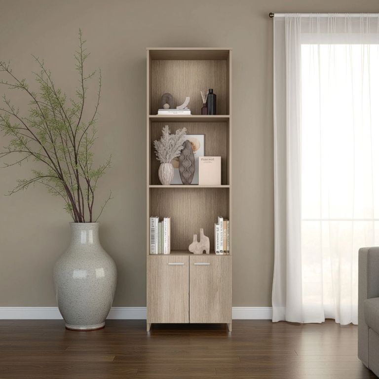 BIBLIOTECA 2 PUERTAS OFFICE CARTAGENA 181,5X55,1X26,5 CM - 1