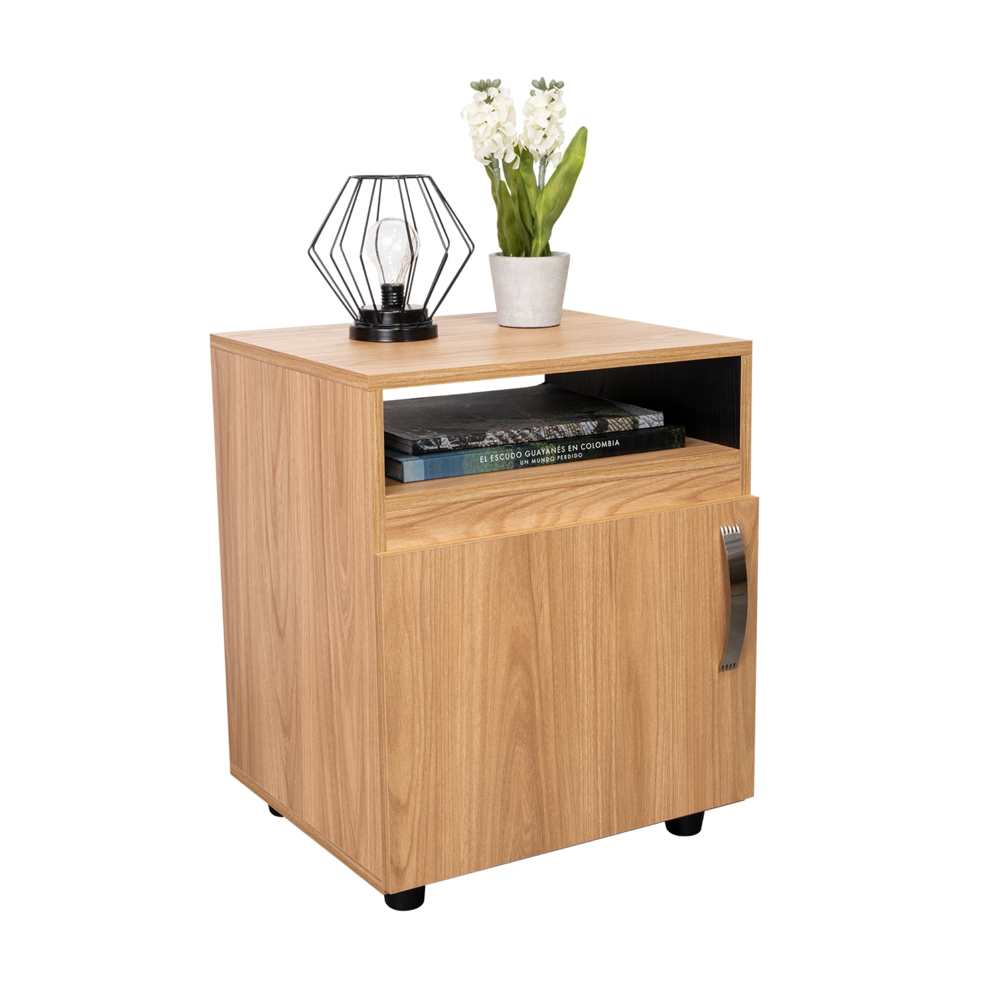 VELADOR 1 PUERTA BARILO FRESNO Y WENGUE 55,0X45,0X40,3 CM - 3