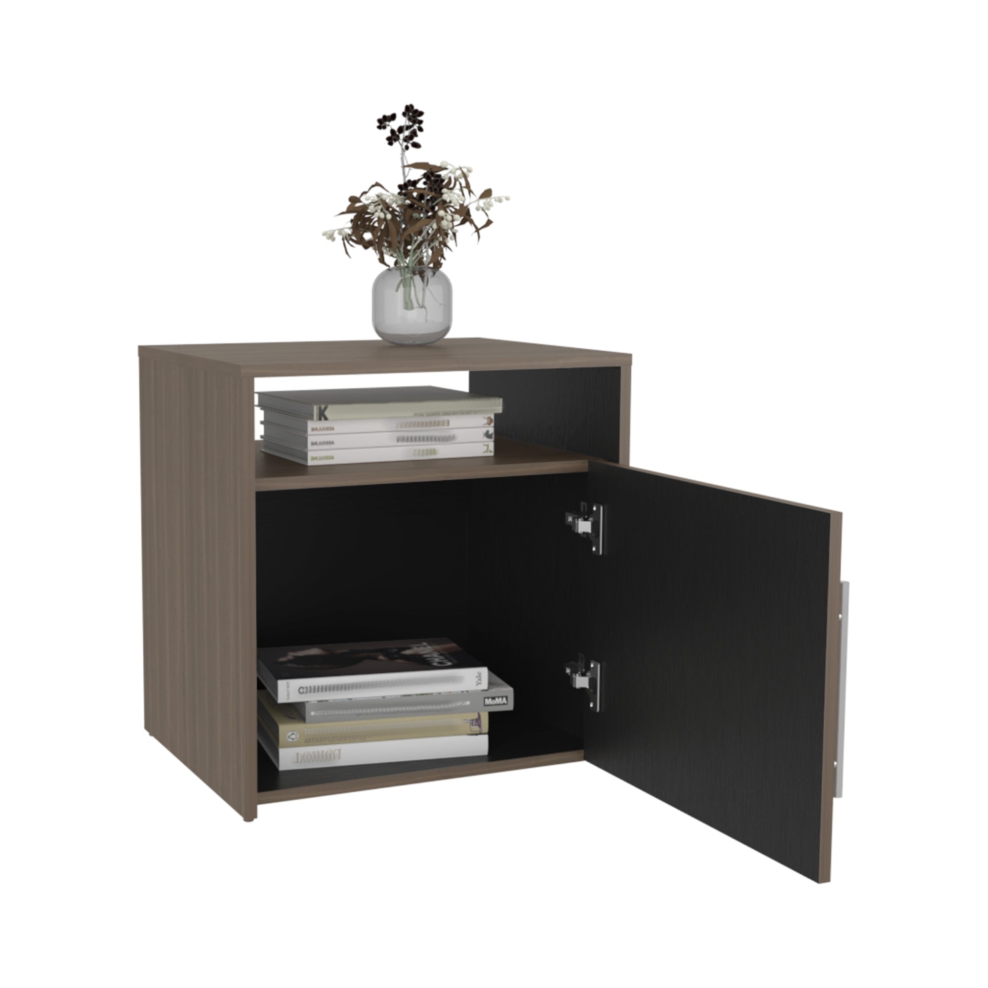 VELADOR 1 PUERTA BIGAF MILAN Y WENGUE 54,1X51,8X42,1 CM - 3