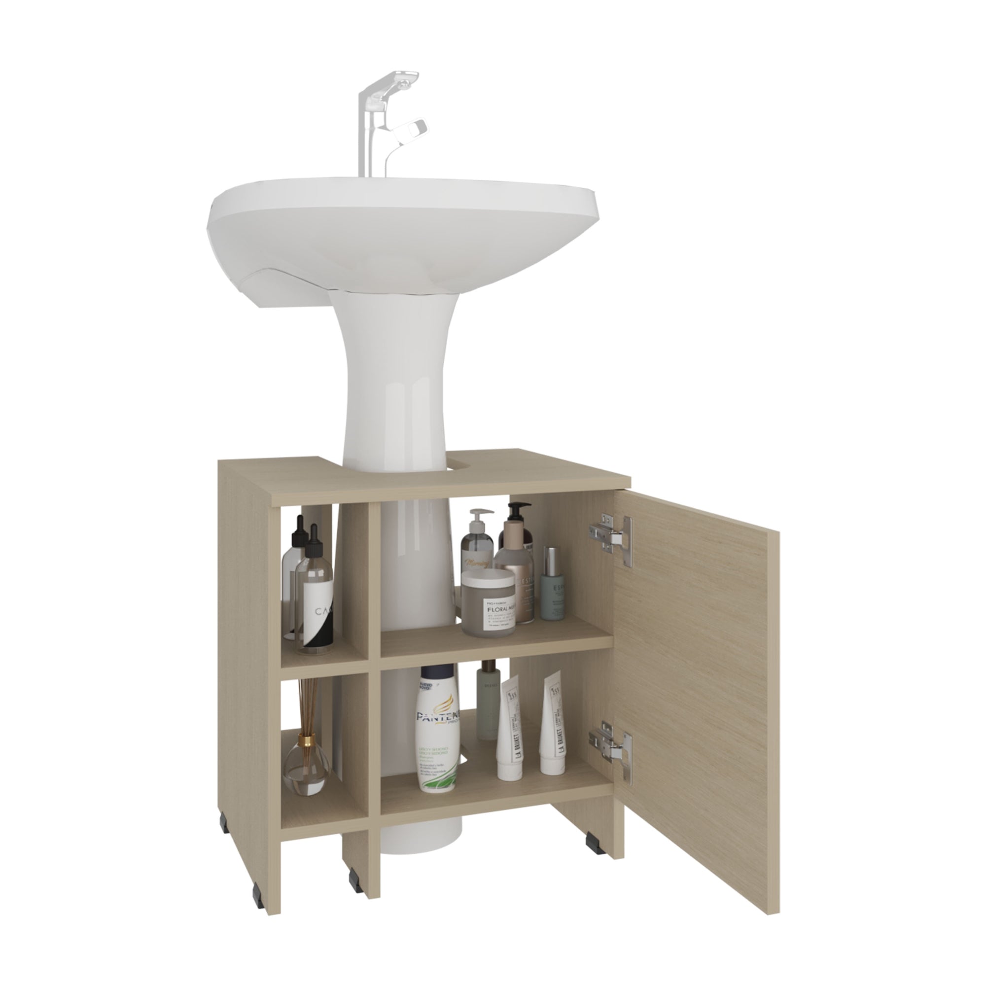 MUEBLE PARA LAVAMANOS 1 PUERTA BASIC 50,9X47,0X37,4 CM - 1