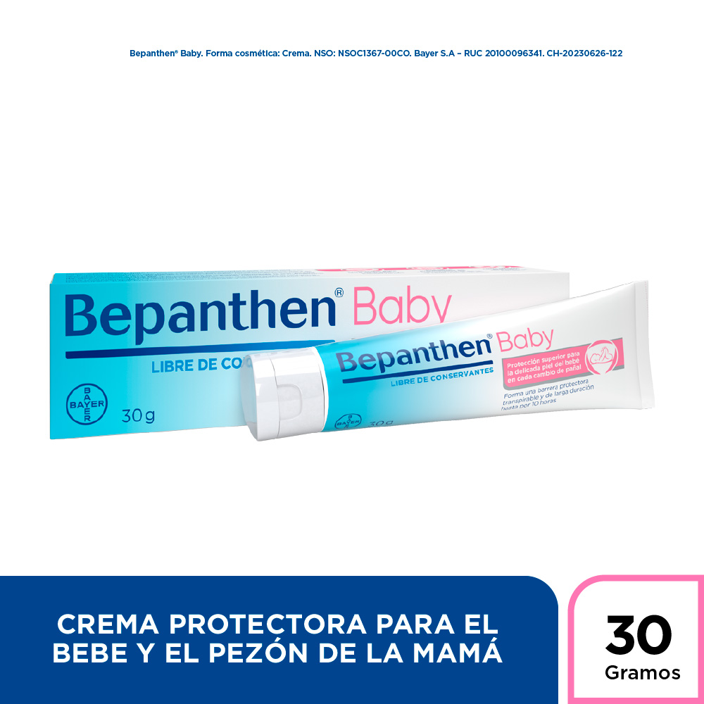 BEPANTHEN BABY CREMA REGENERADORA CAJA X TUBO 30G - BAYER - 1