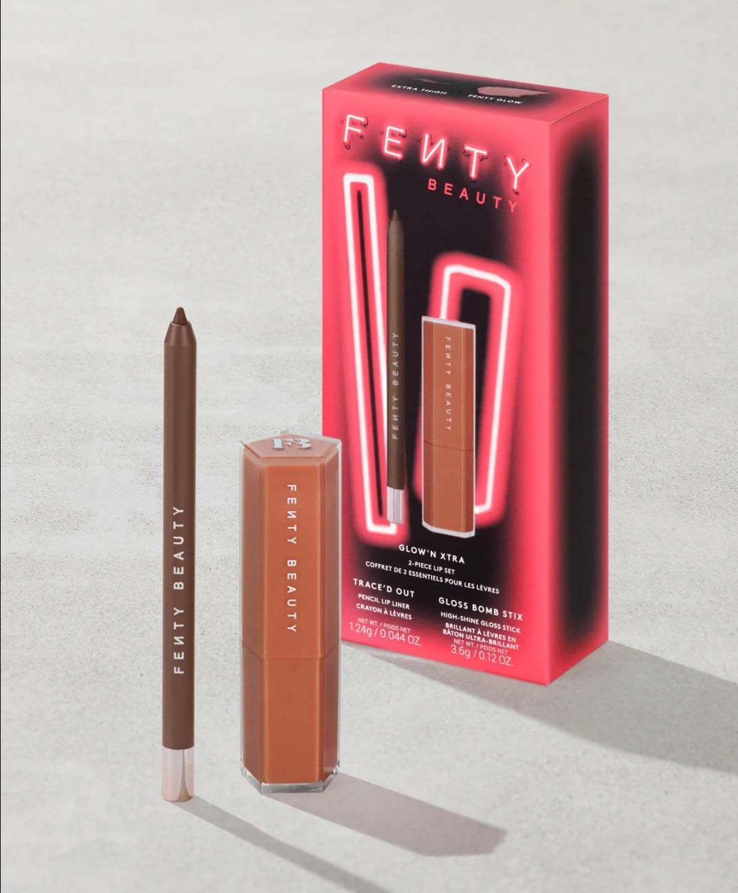 LIP COMBO GLOWN EXTRA FENTY BEAUTY DE RIHANNA 2 PZS - 2