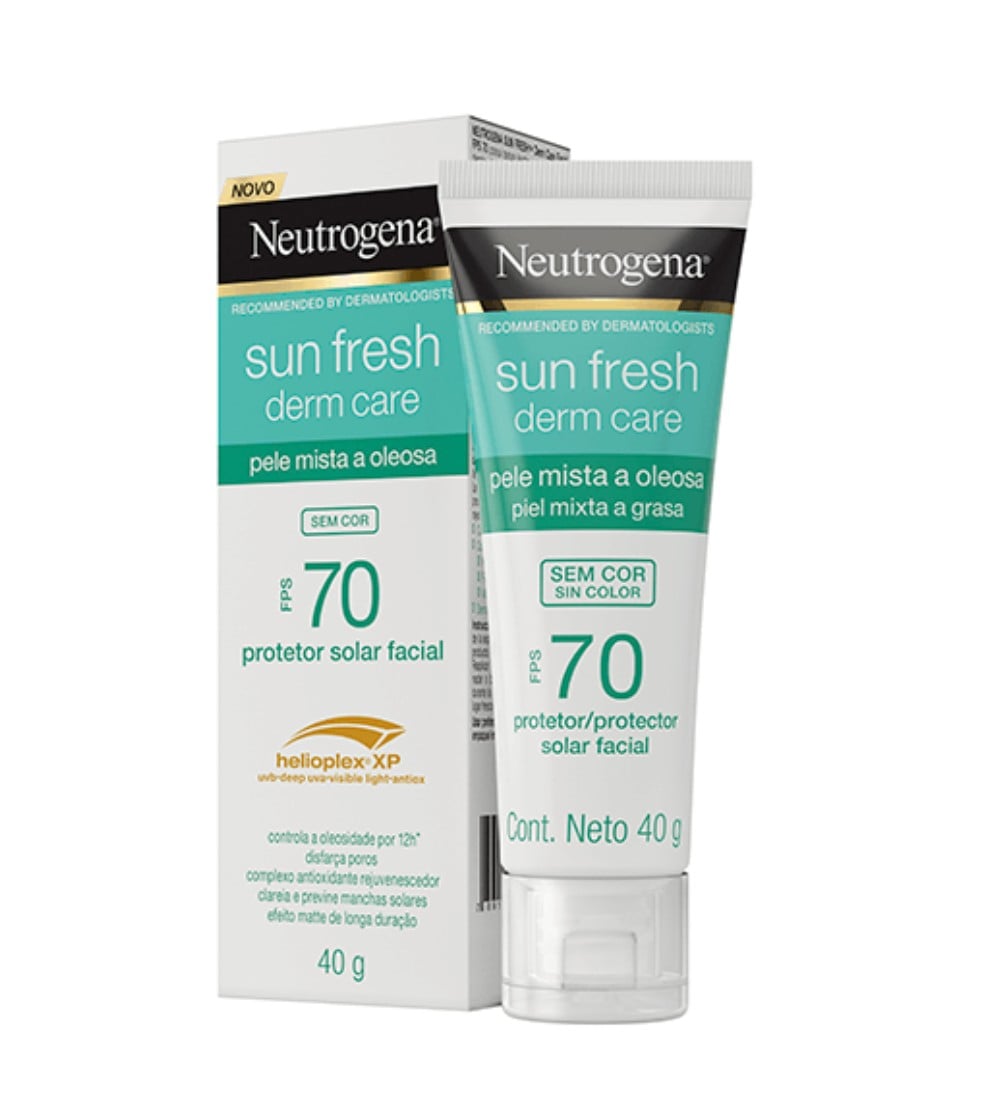 PROTECTOR SOLAR FACIAL NEUTROGENA SUN FRESH DERM CARE FPS70 40 GR - 1