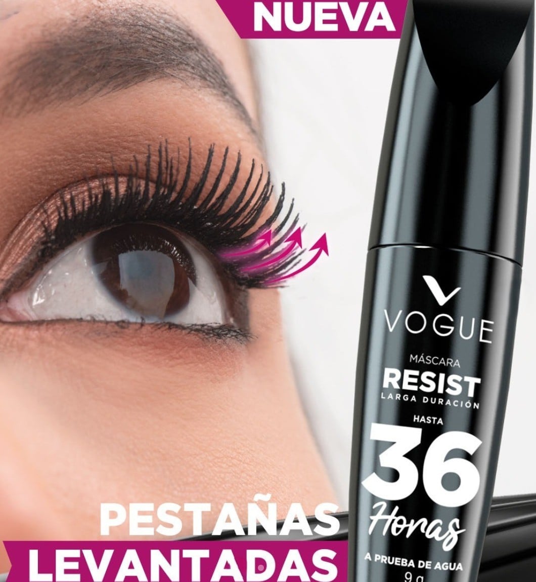 MÁSCARA DE PESTAÑAS RESIST 36 HRS A PRUEBA DE AGUA VOGUE - 4