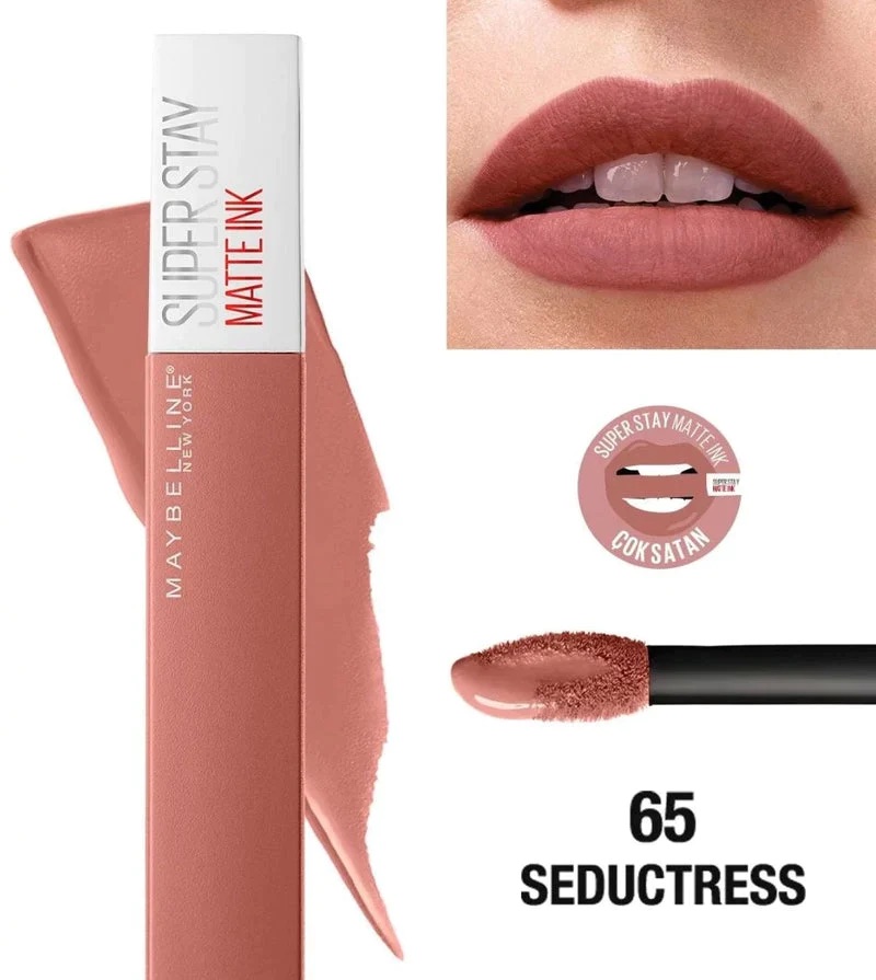 LABIAL MAYBELLINE LÍQUIDO SUPERSTAY NY MATTE INK TONO SEDUCTRESS - 2