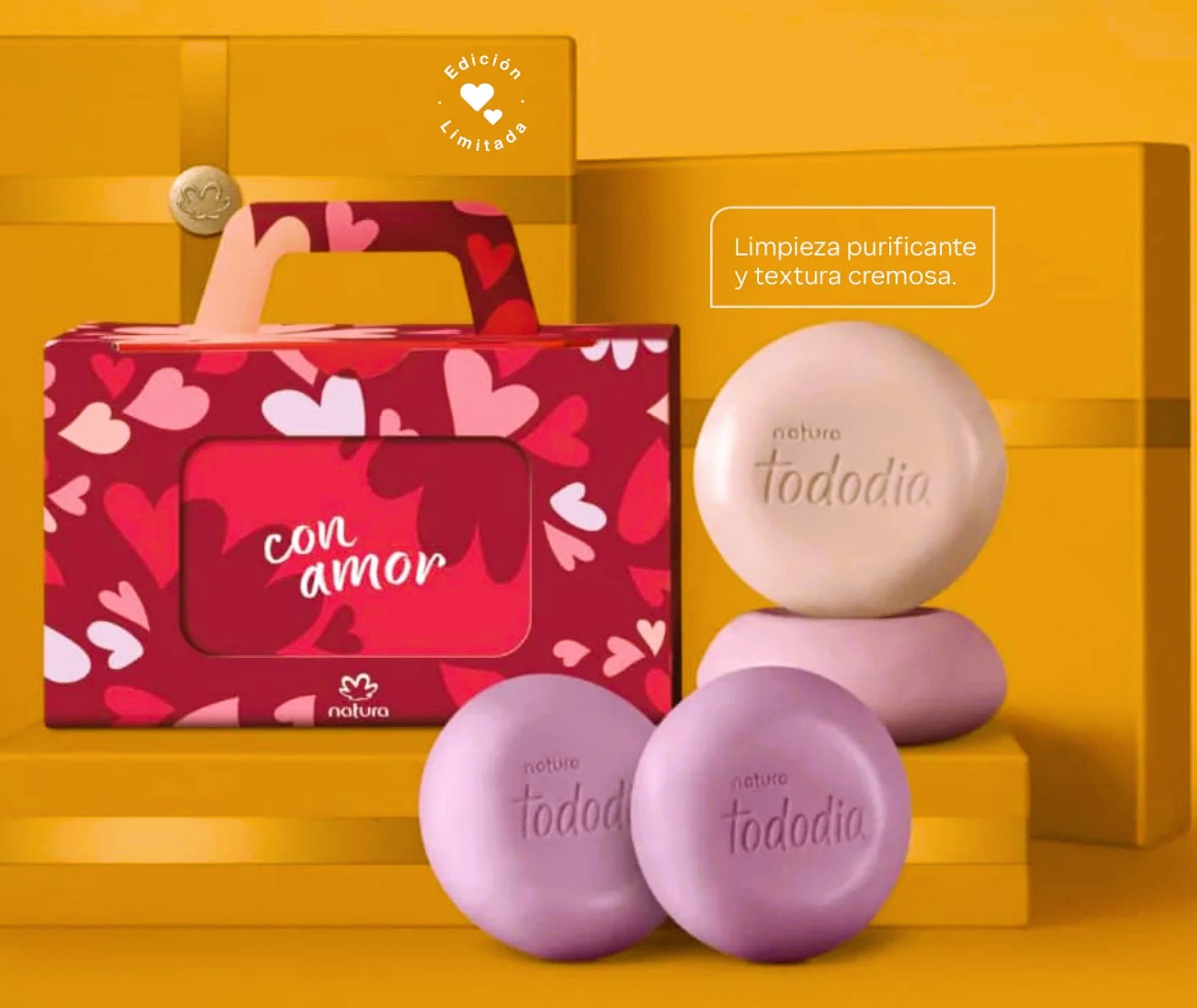 REGALO JABONES CORPORALES CON AMOR FRUTAL SURTIDO TODODÍA NATURA EKOS 4 UND - 2