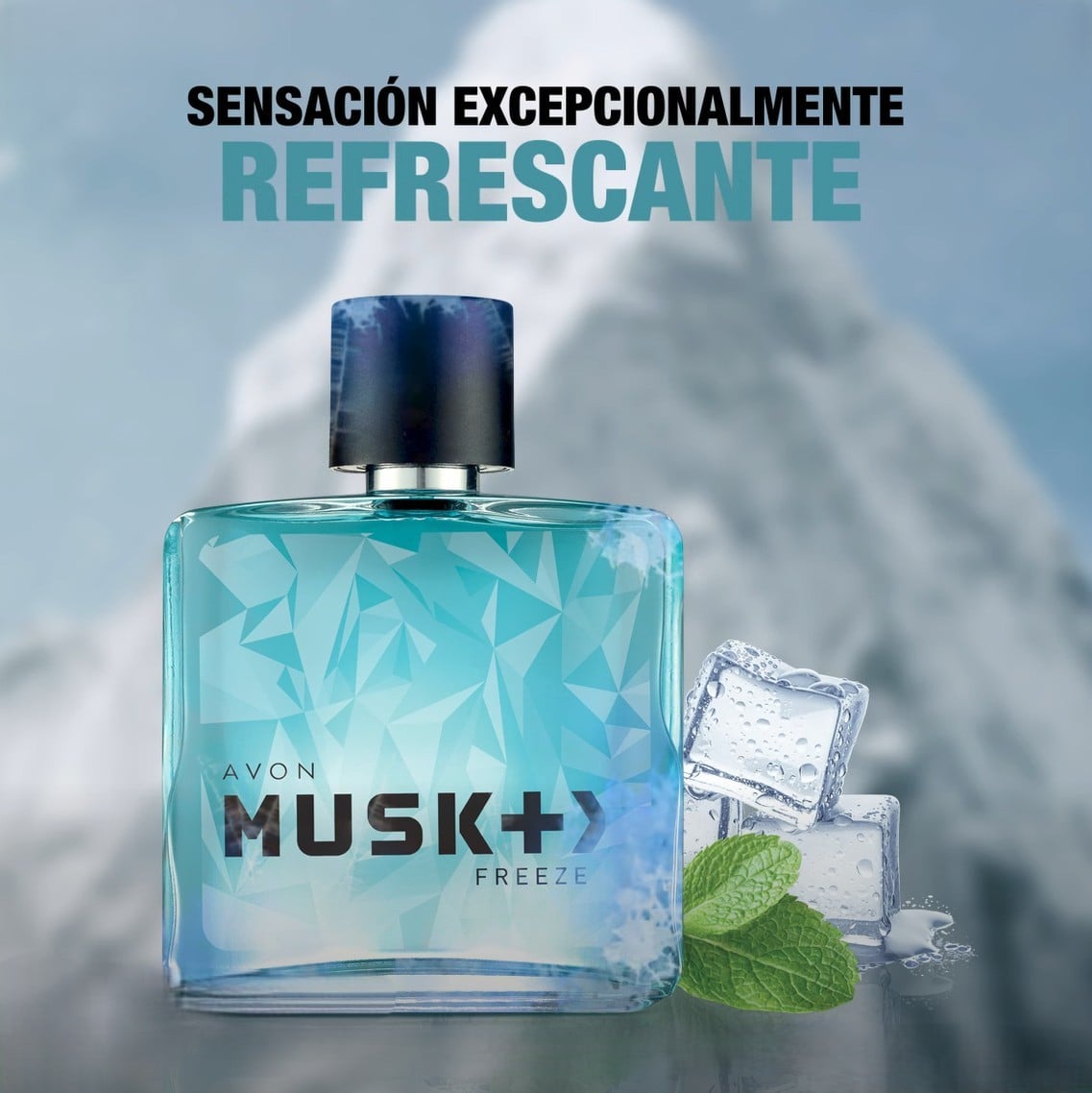MUSK FREEZE EDP FRAGANCIA DE HOMBRE AVON KAIAK 75ML - 4