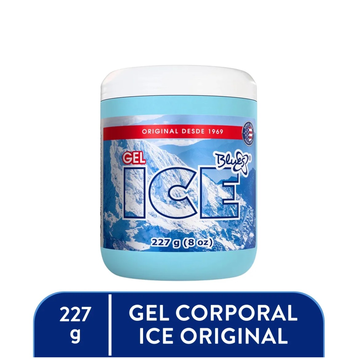 GEL CORPORAL ICE BLUES 227 G REFRESCANTE Y RELAJANTE - 1