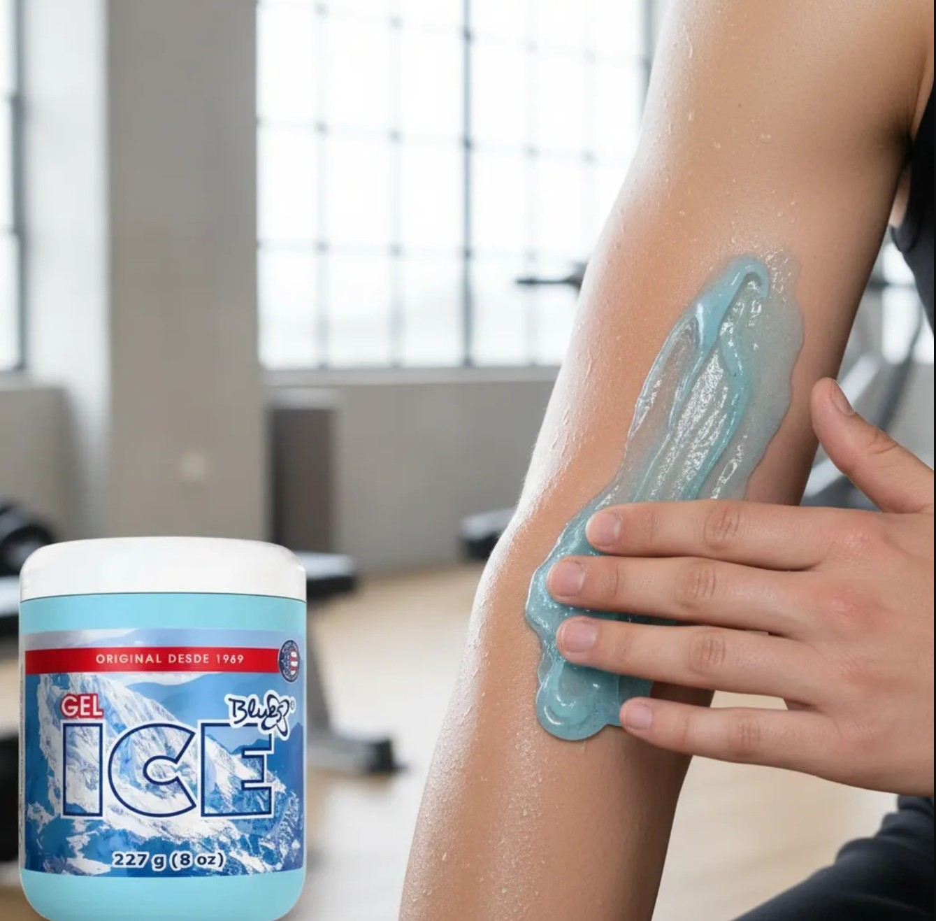 GEL CORPORAL ICE BLUES 227 G REFRESCANTE Y RELAJANTE - 3