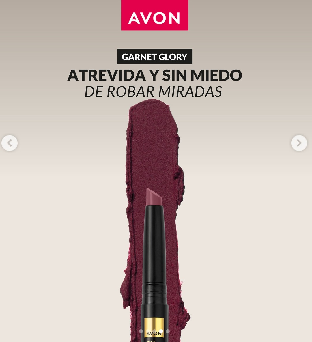 POWER STAY LABIAL MATE PRECISO 10H TONO GARNET GLORY- AVON - 2