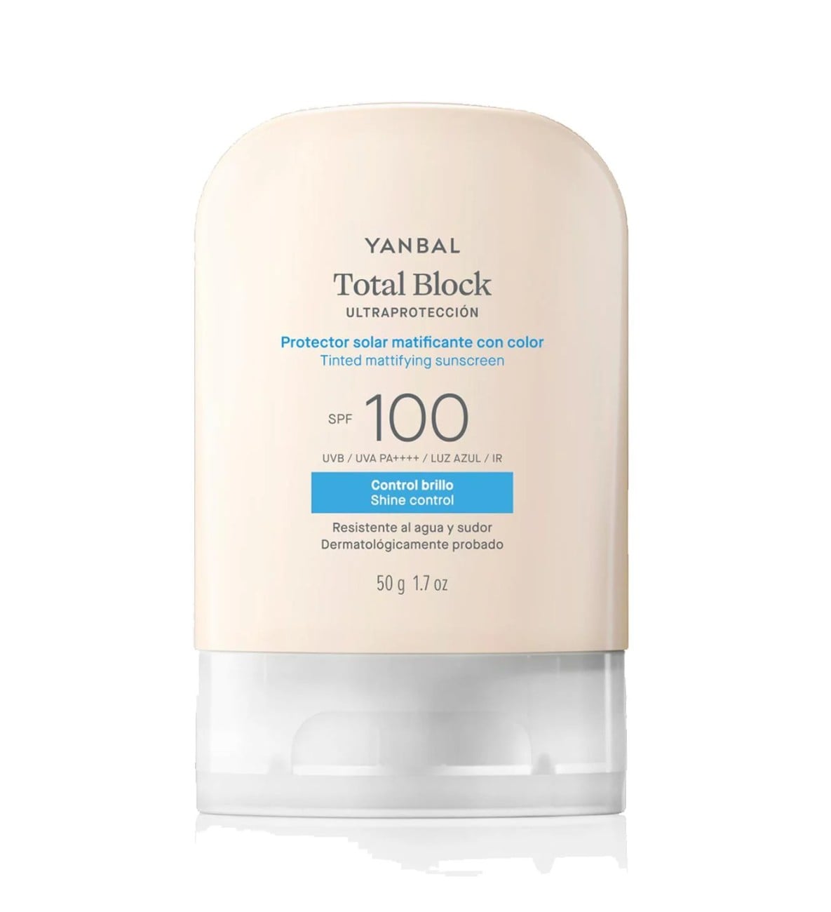 TOTAL BLOCK PROTECTOR SOLAR MATIFICANTE CON COLOR SPF100 - 1