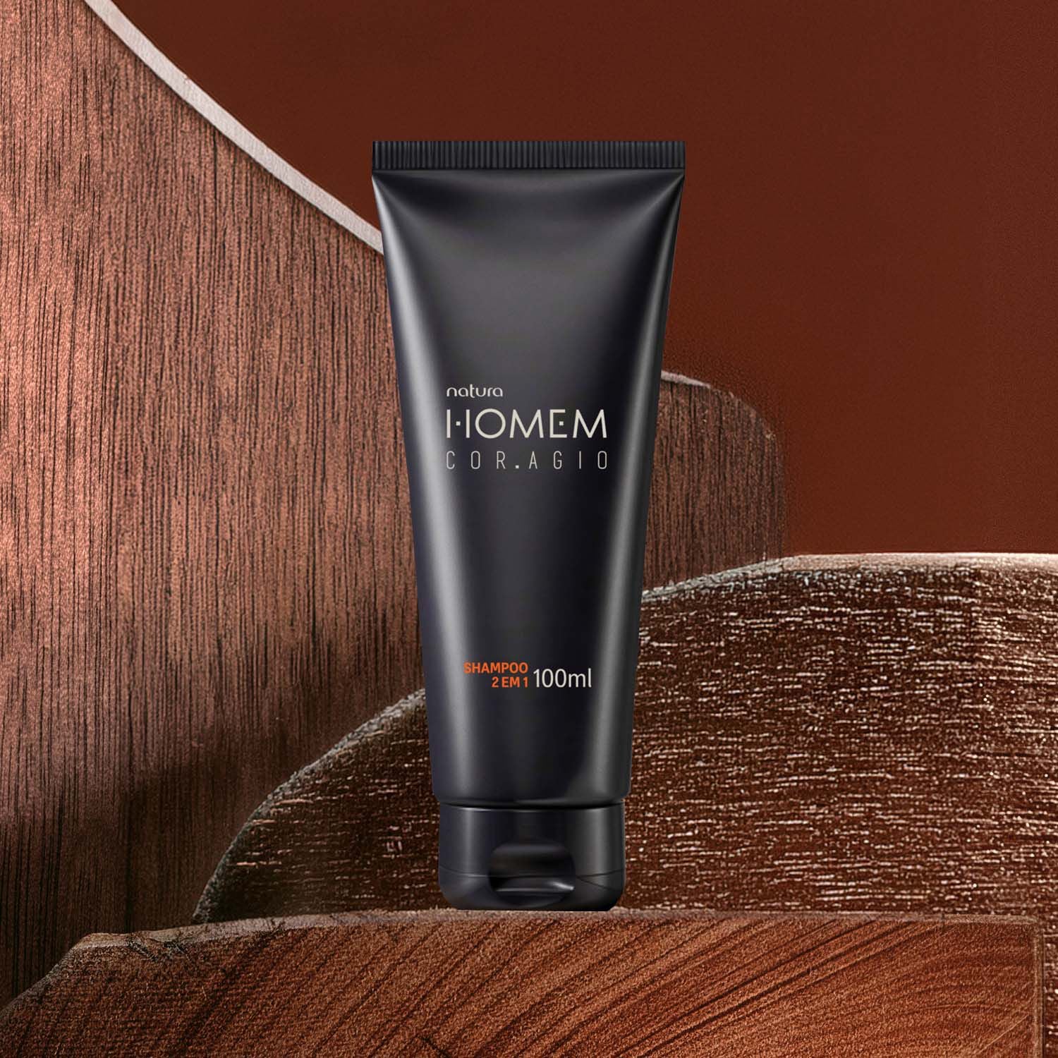 SHAMPOO DE HOMBRE HOMEM CORAGIO 2 EN 1 DE NATURA - 2