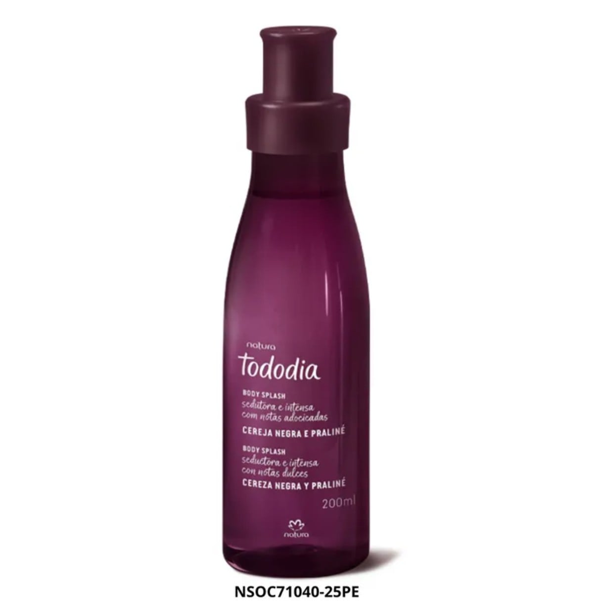 BODY SPLASH TODODIA CEREZA NEGRA Y PRALINE EAU DE TOILETTE 200 ML - 1
