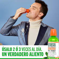 ENJUAGUE BUCAL THERABREATH SIN ALCOHOL 473 ML 12H WILD MINT - 4