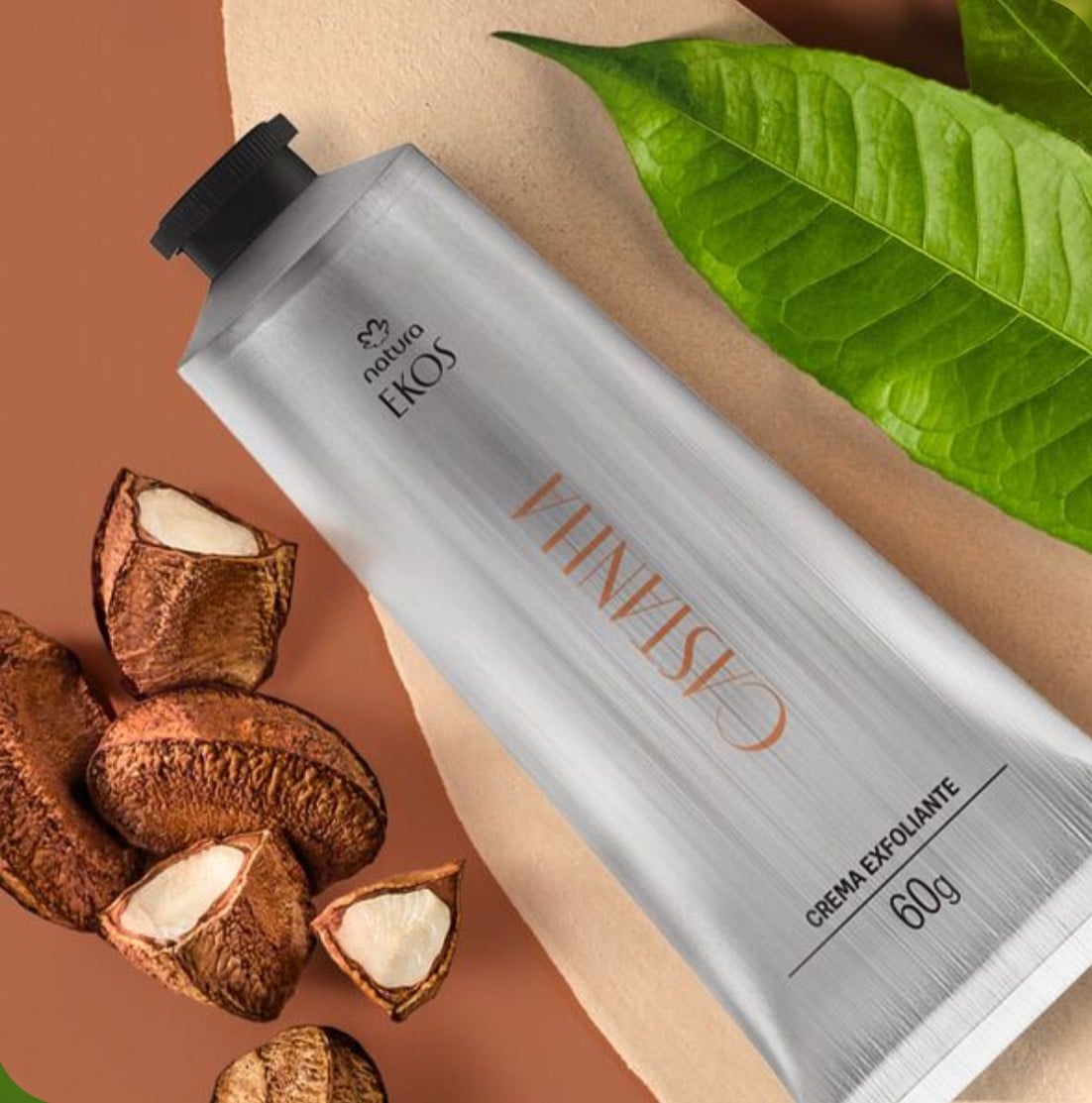 PULPA EXFOLIANTE PARA MANOS Y PIES EKOS CASTAÑA NATURA 60G - 2