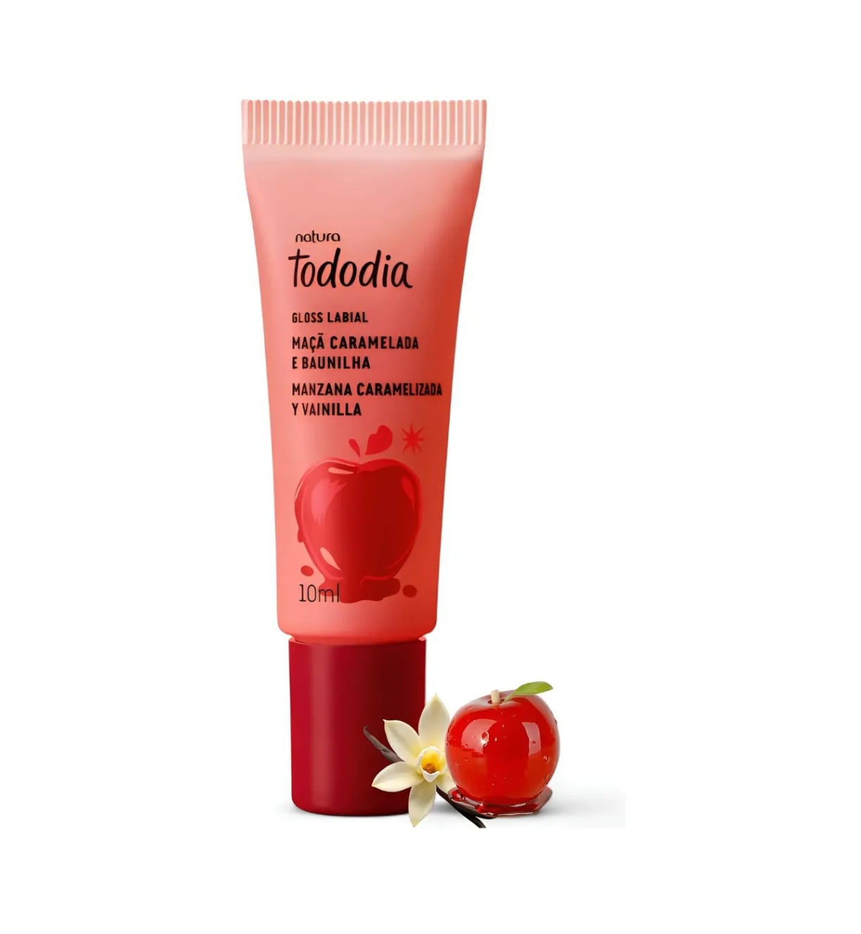 LABIAL GLOSS TODODIA MANZANA CARAMELIZADA Y VAINILLA DE NATURA - 1